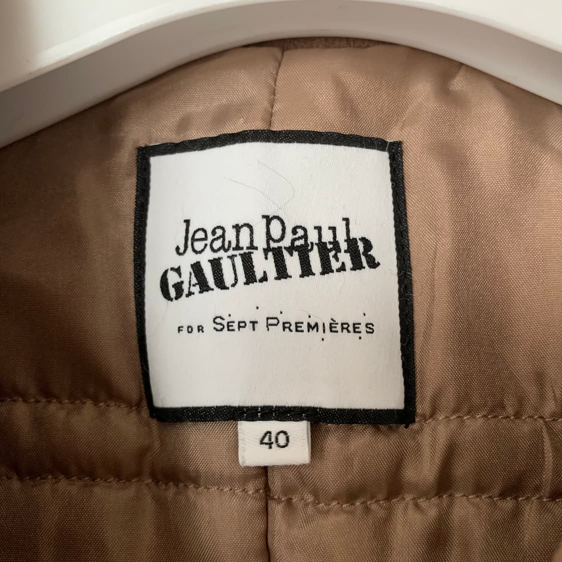 장폴고티에 베이지 울 피코트  상품이미지5