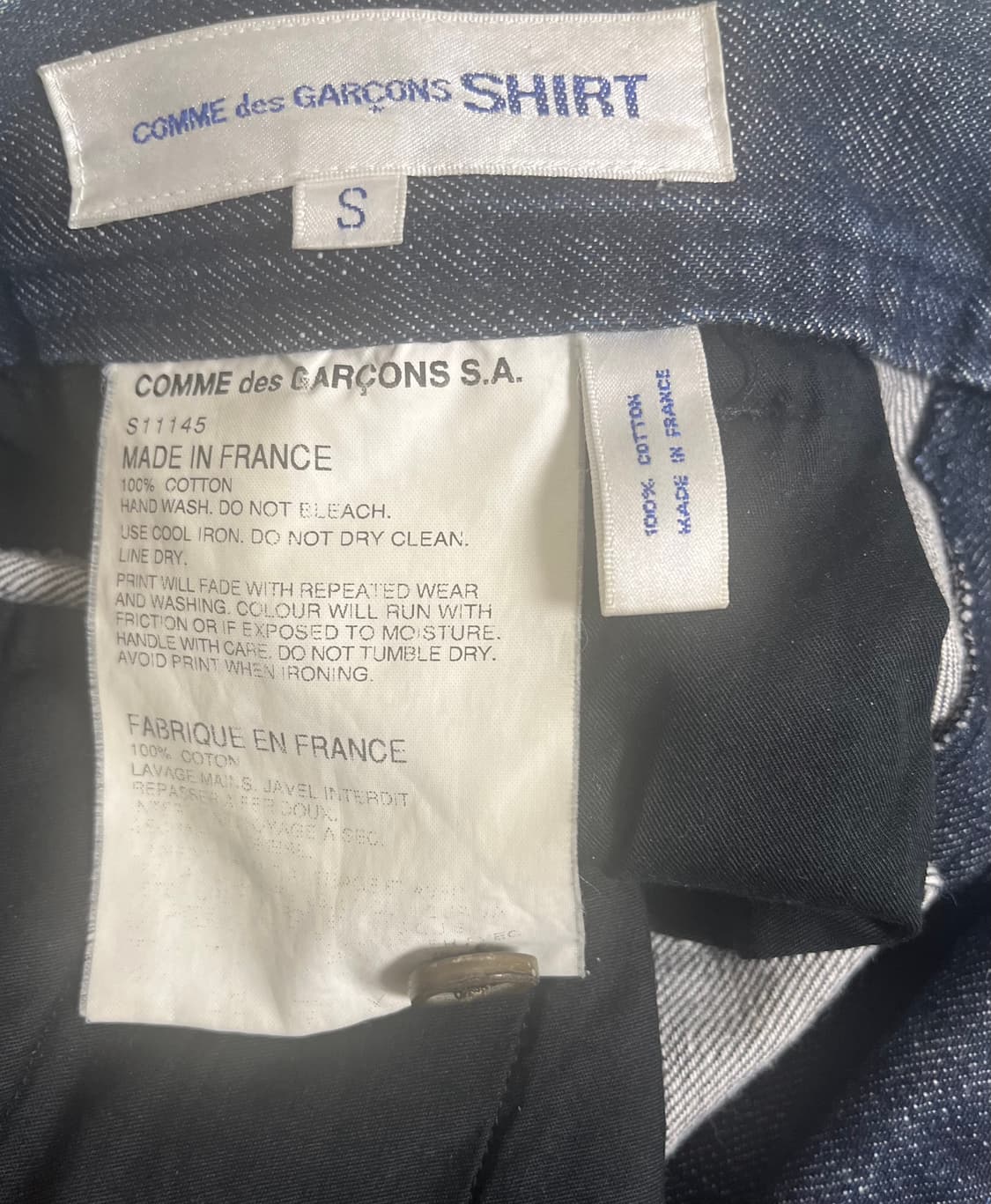 Comme des Garçons shirt jean 상품이미지3