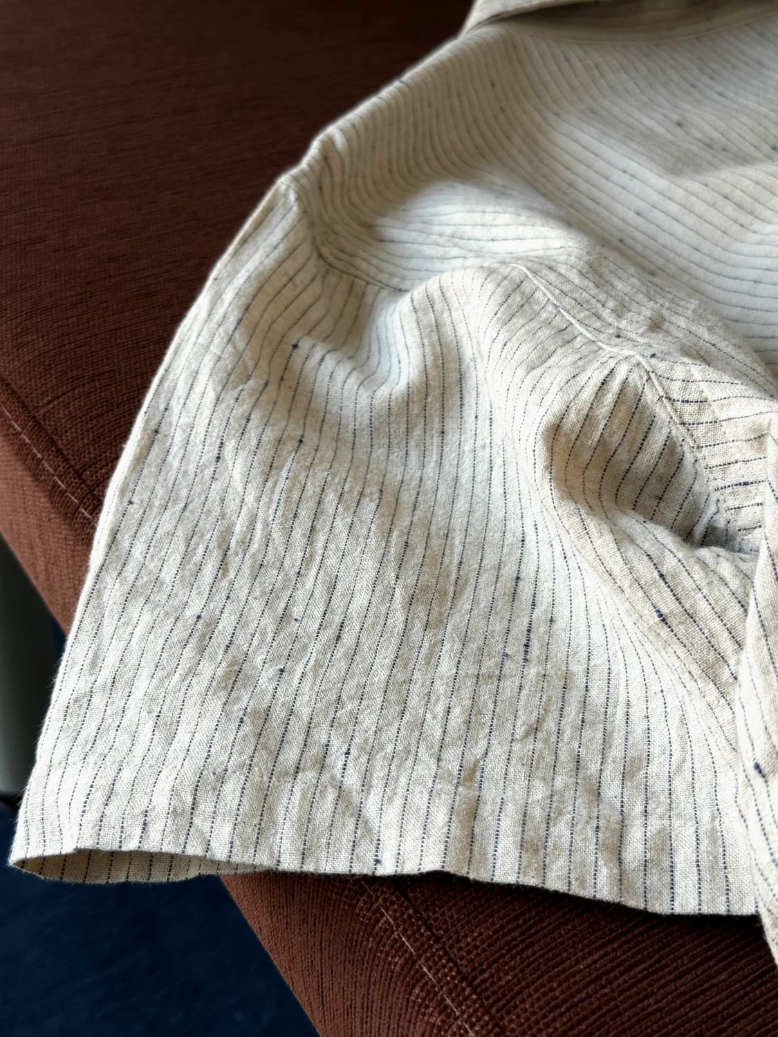 Natural fabric stripe design polo top 상품이미지6