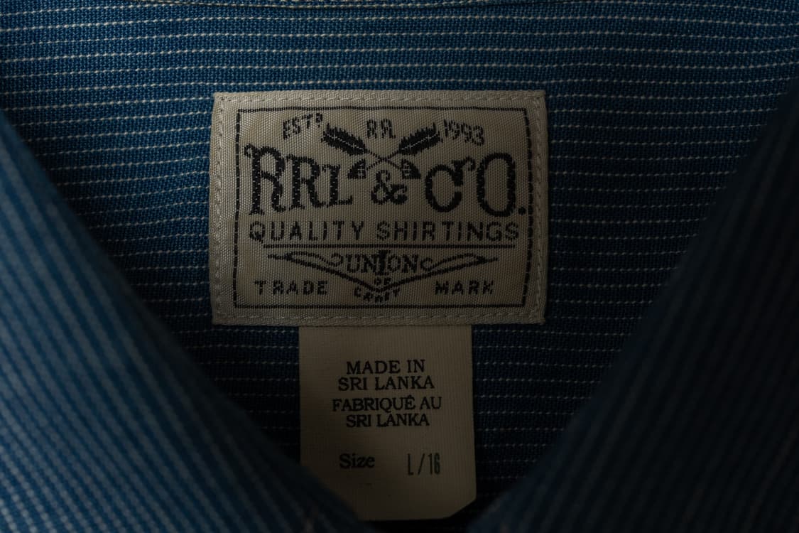 RRL 더블알엘 드레스셔츠 L 상품이미지4