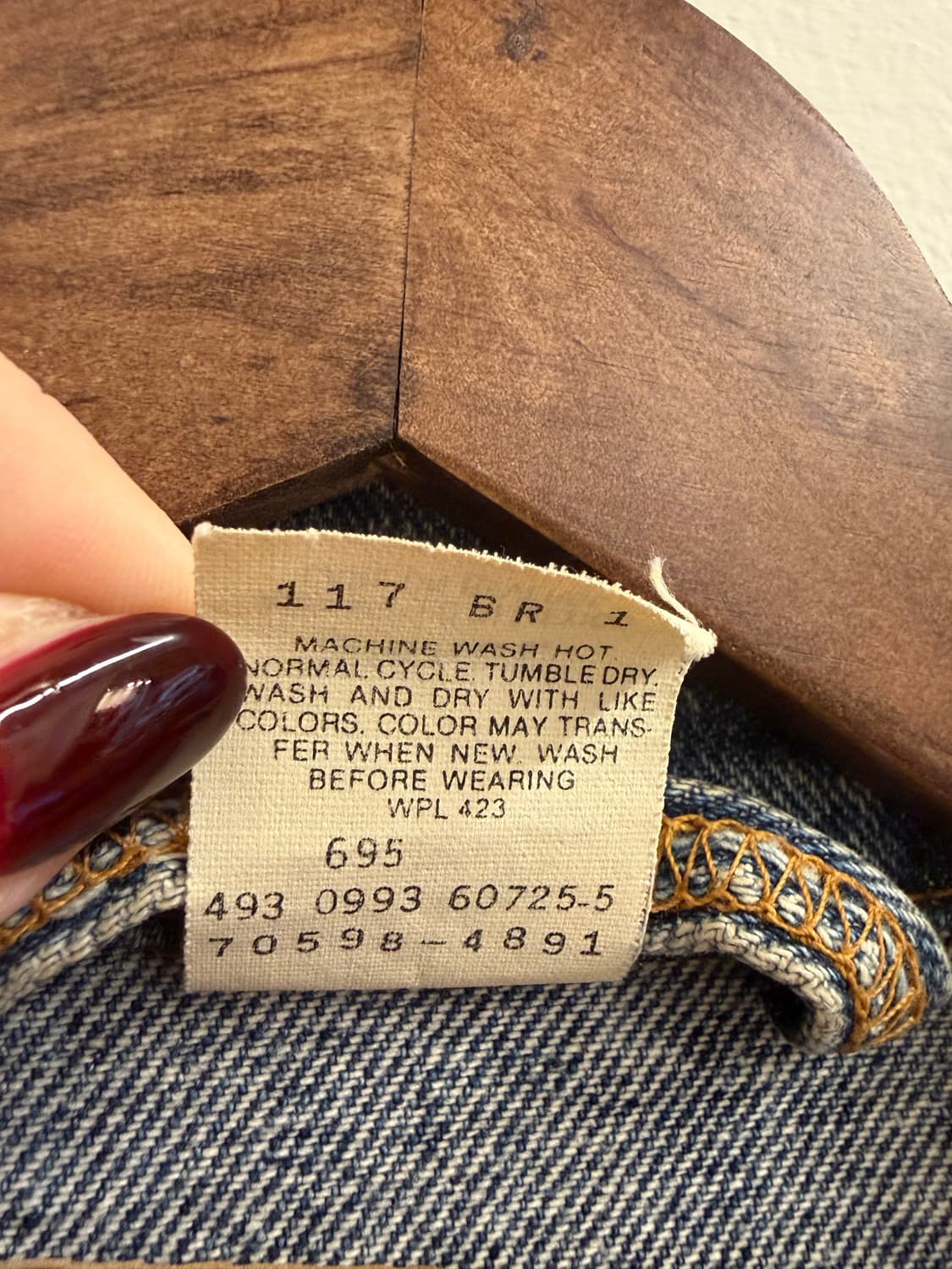 N133. 90s 리바이스 데님자켓 청자켓 상품이미지3