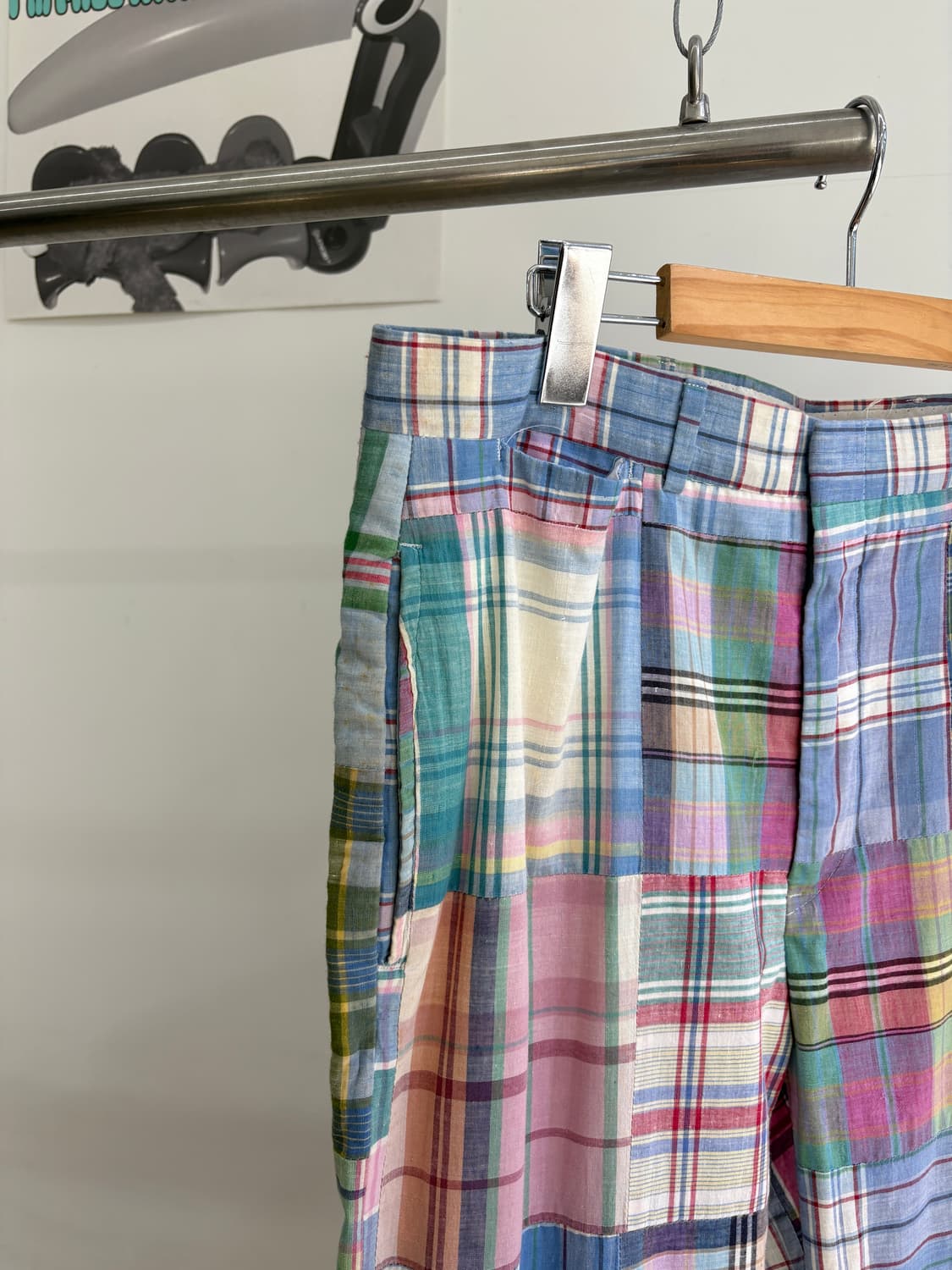 VINTAGE (Made in USA) 체크팬츠 상품이미지3