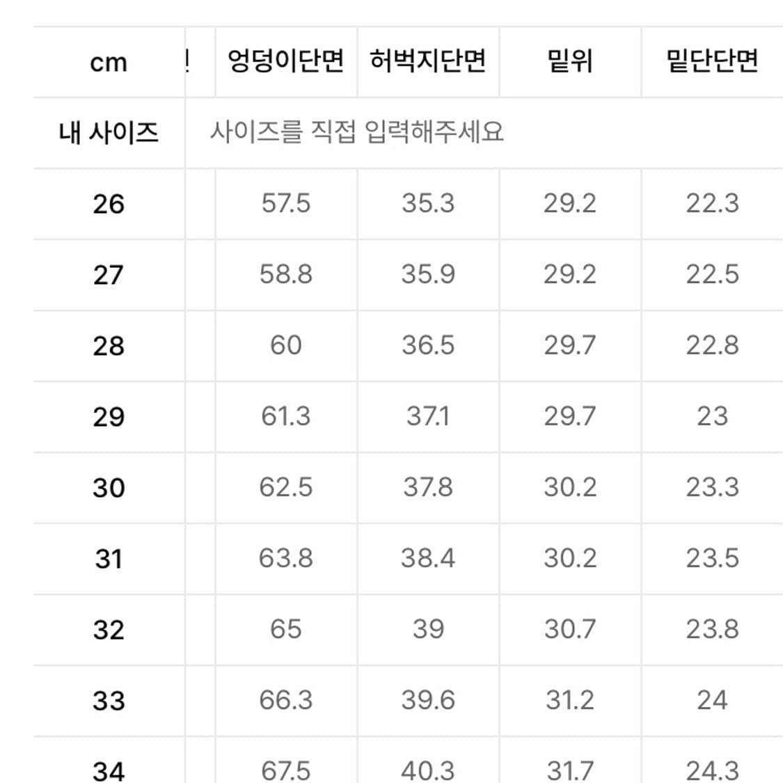 무신사 스탠다드 3턱 슬랙스 차콜 31사이즈 상품이미지6