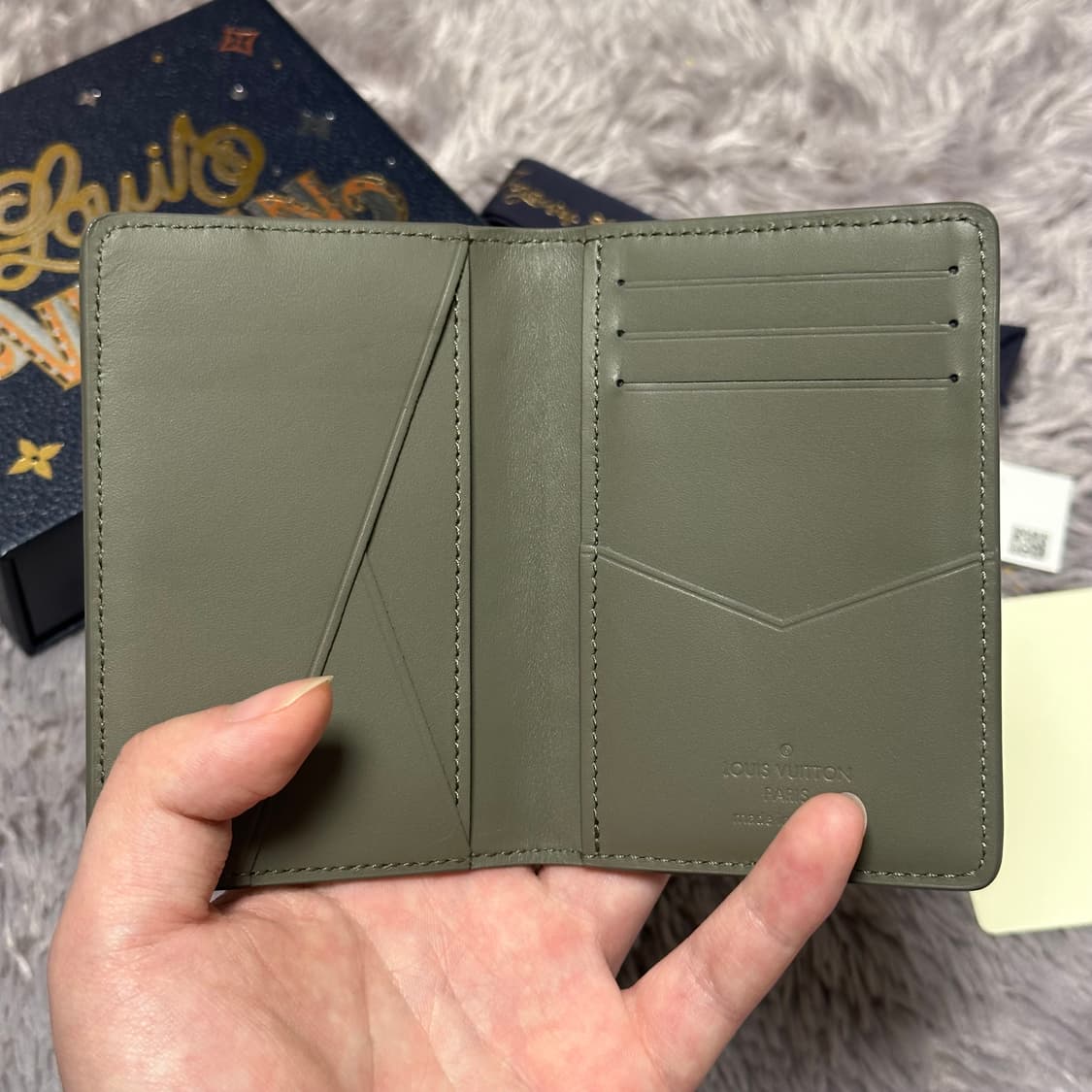 [풀구성] 루이비통 이클립스 쉐도우 오거나이저 카드지갑 카키 상품이미지3