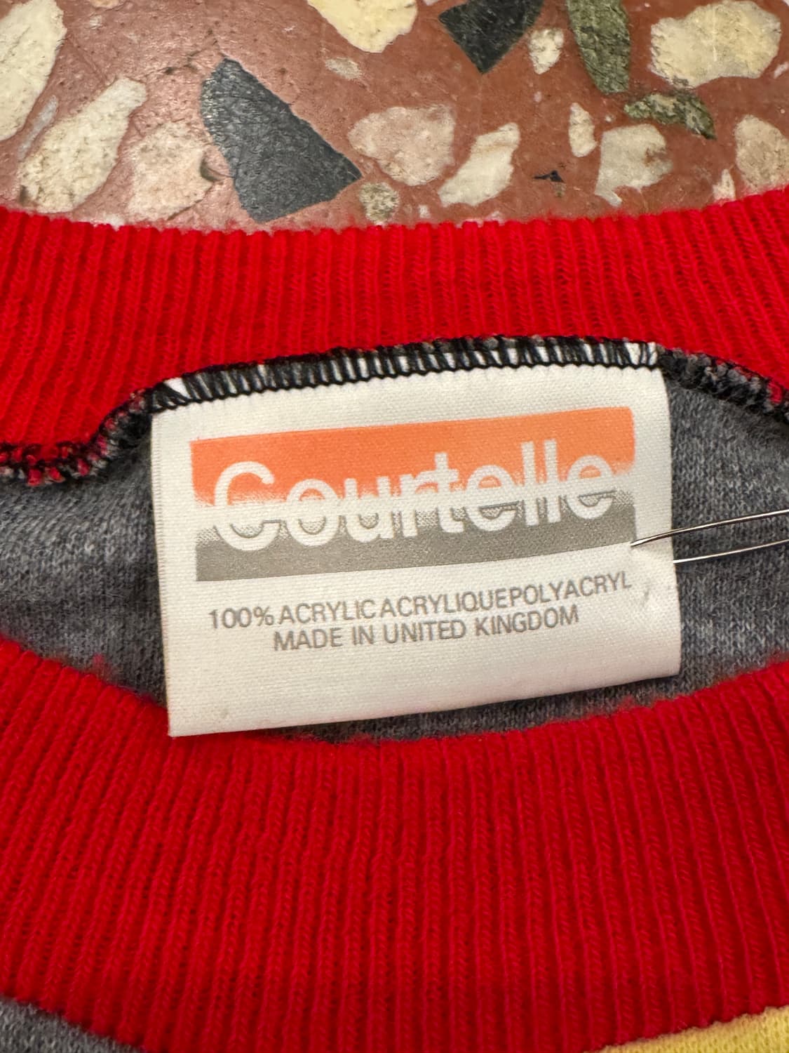 90s Courtelle 롱슬리브 (L) 상품이미지5