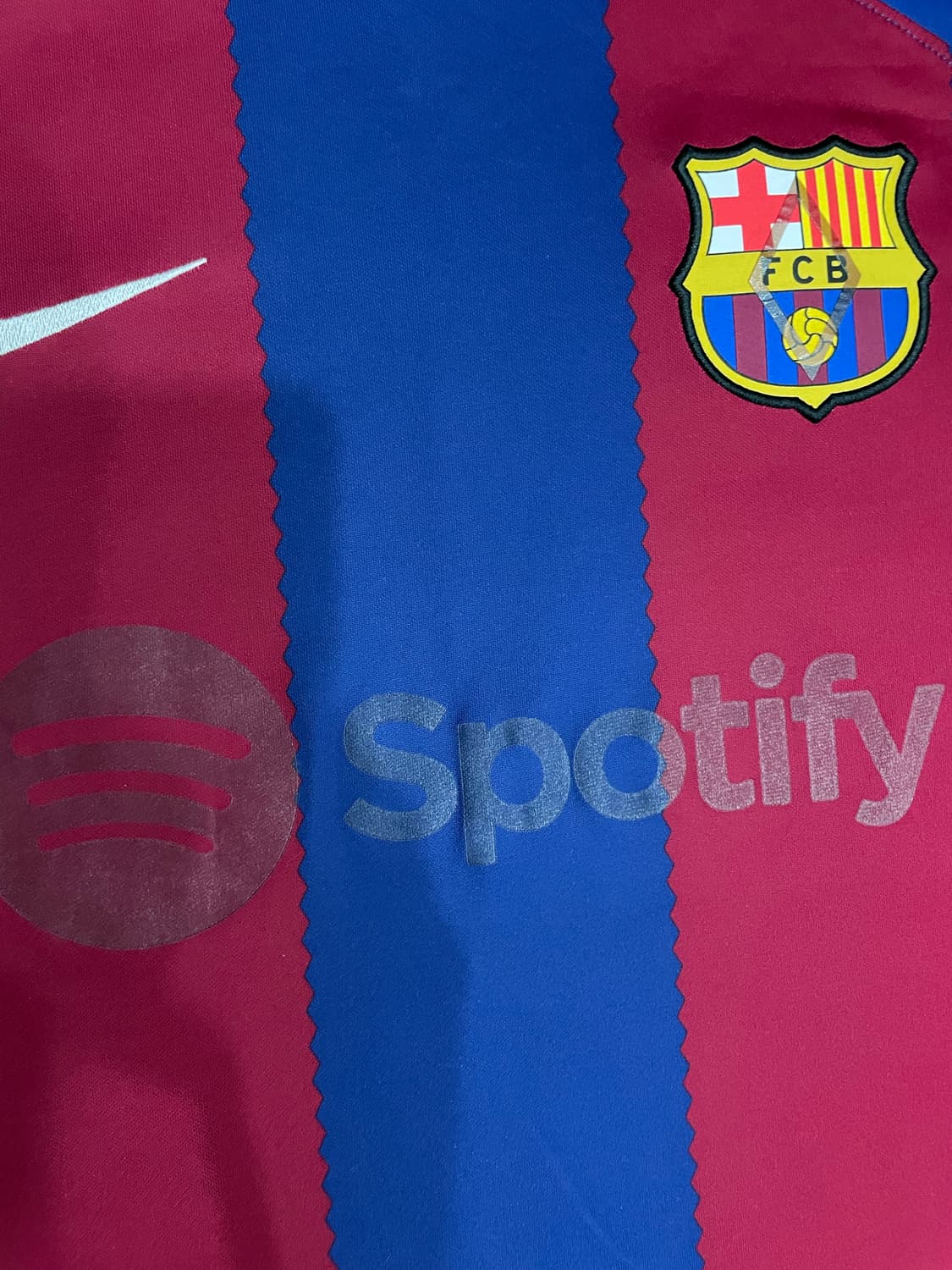 23-24 나이키 FC 바르셀로나 스타디움 홈 유니폼 상품이미지3