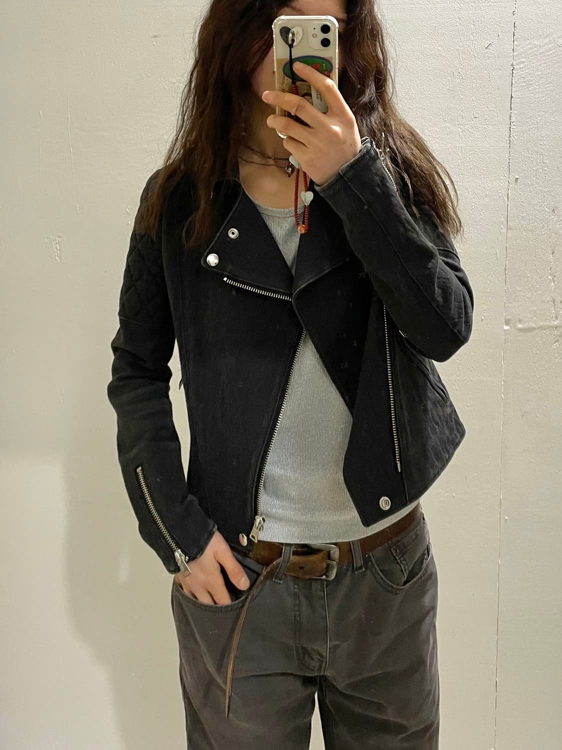 와이즈 요지야마모토 데님 호피 라이더 상품이미지2