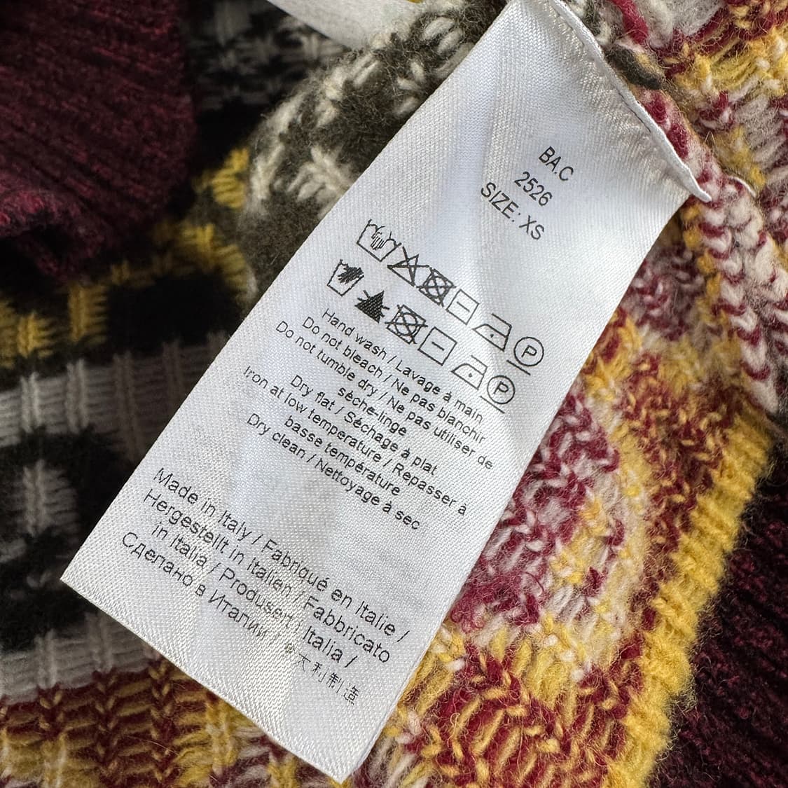 가니 스마일리 로고 자카드 울 베스트 상품이미지7