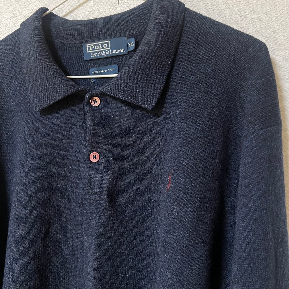 폴로 랄프로렌 램스울 pk 카라니트 xxl 상품이미지2