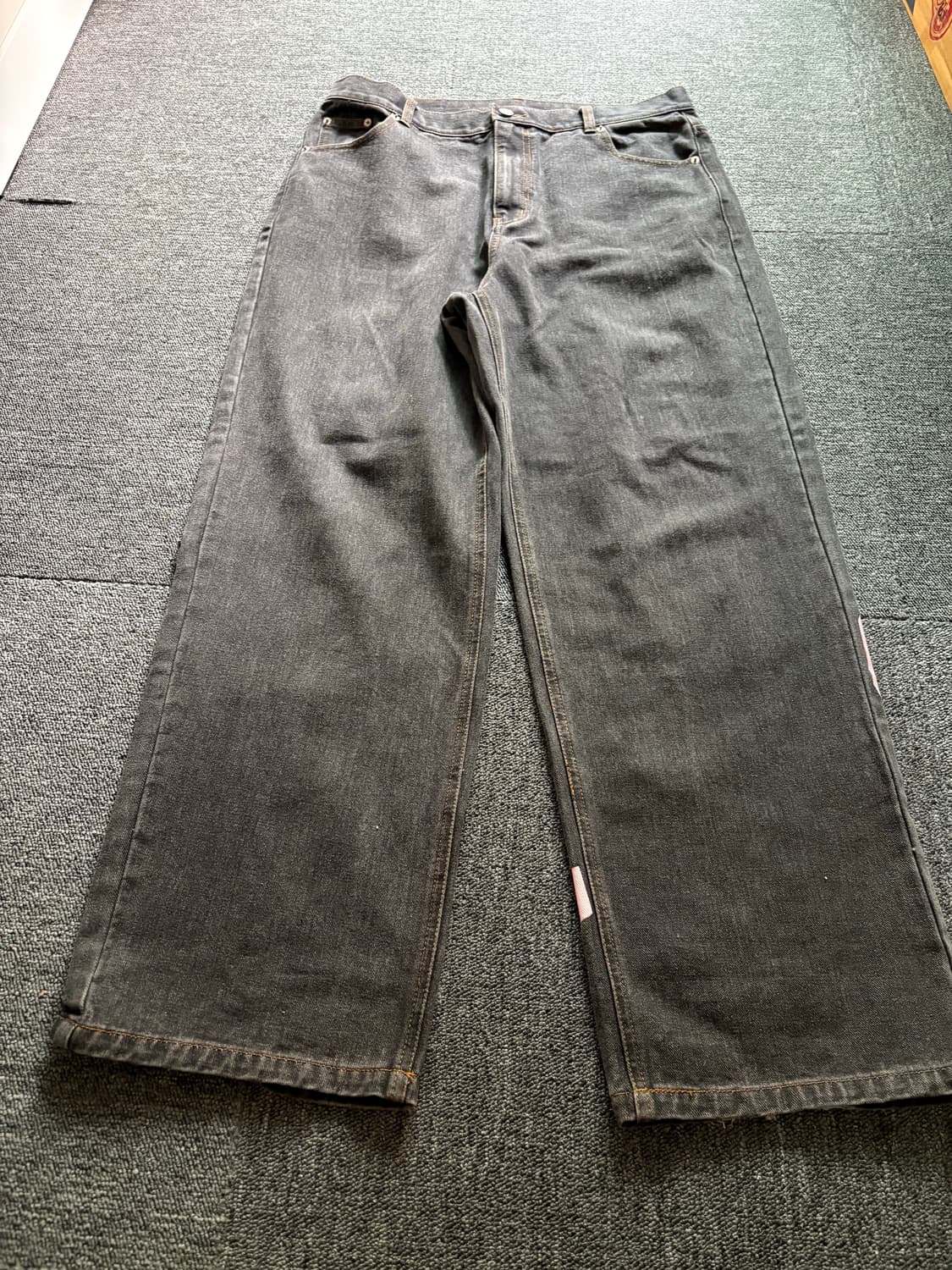 (2) 오와이 로고 데님 배기 팬츠 상품이미지2