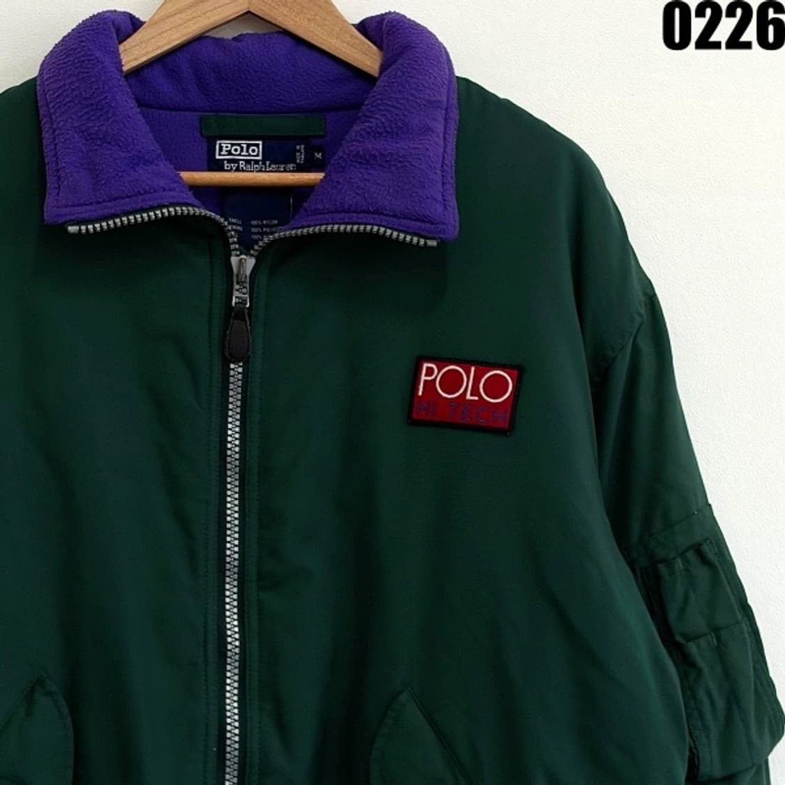 90S 오리지널 폴로 하이테크 집업 자켓 M 100 실측 XL 0226 상품이미지2