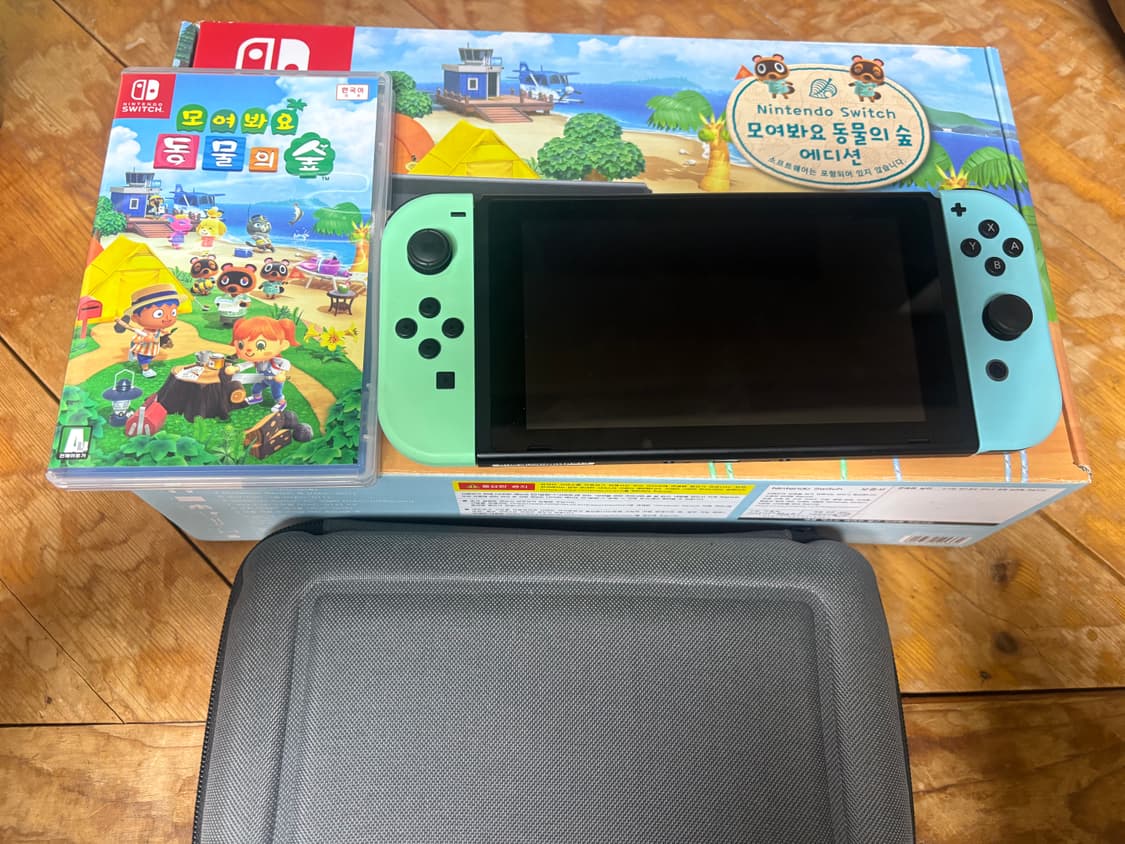 닌텐도 스위치1 동물의 숲 에디션(배터리 개선판), 동물의 숲 칩 상품이미지1