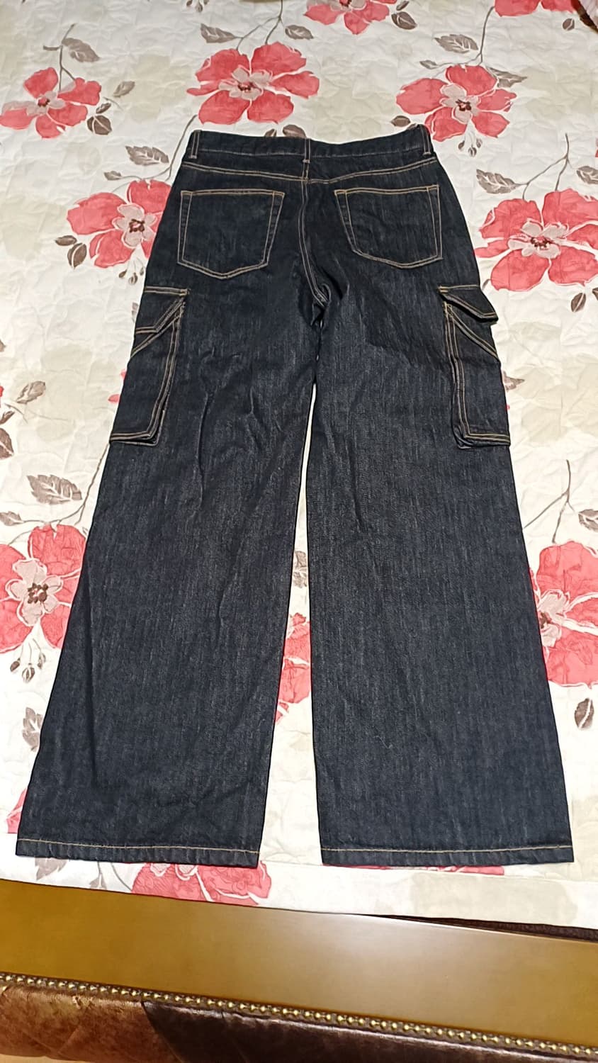 에잇세컨즈 와이드데님 카고팬츠 여성30인치 기장107 상품이미지7