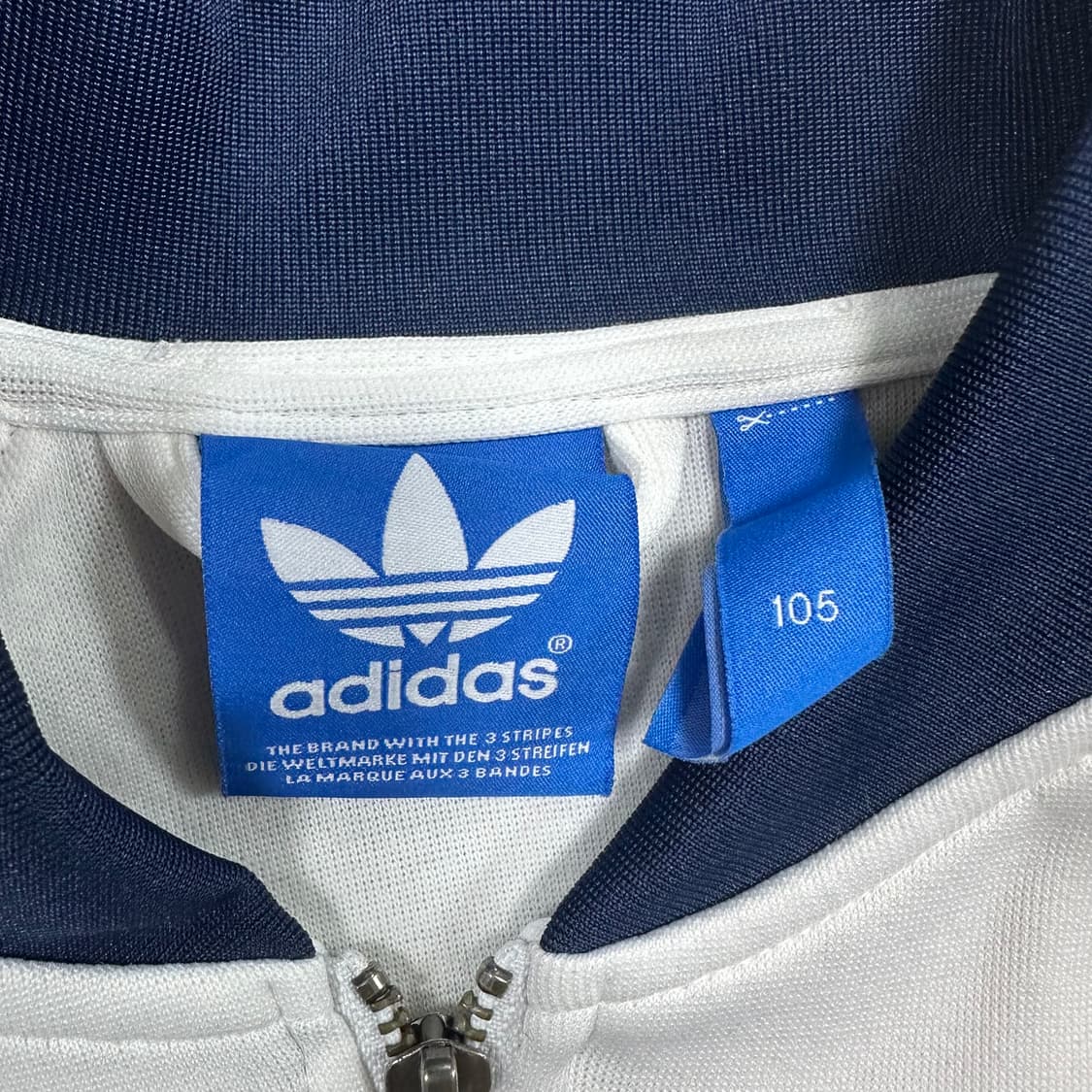 ✨ (바배) 아디다스 화이트 네이비 슈퍼스타 트랙탑 져지  상품이미지3