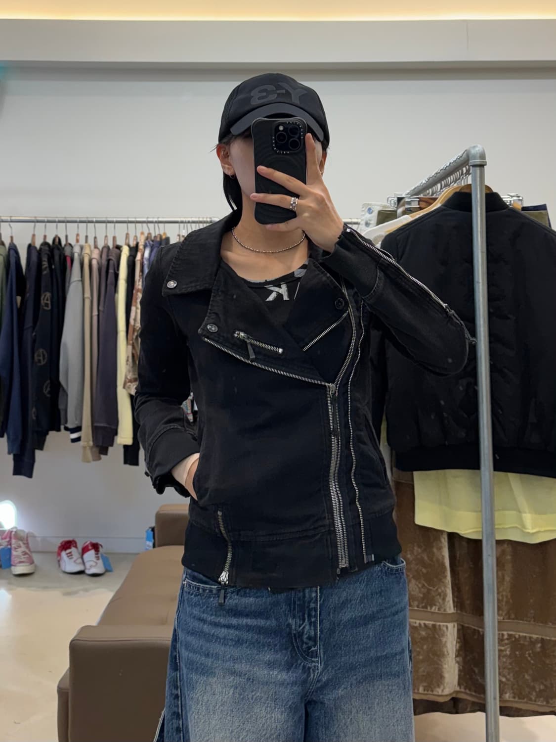 디젤 캔버스 멀티 지퍼 라이더 자켓 상품이미지6