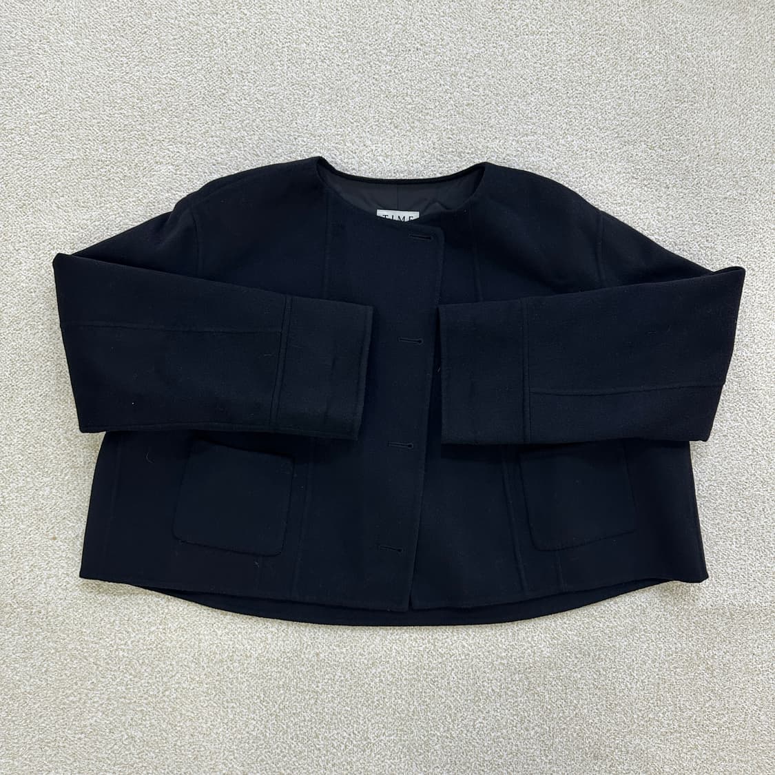 82-94 타임 울캐시미어 숏코트 0317D 상품이미지1