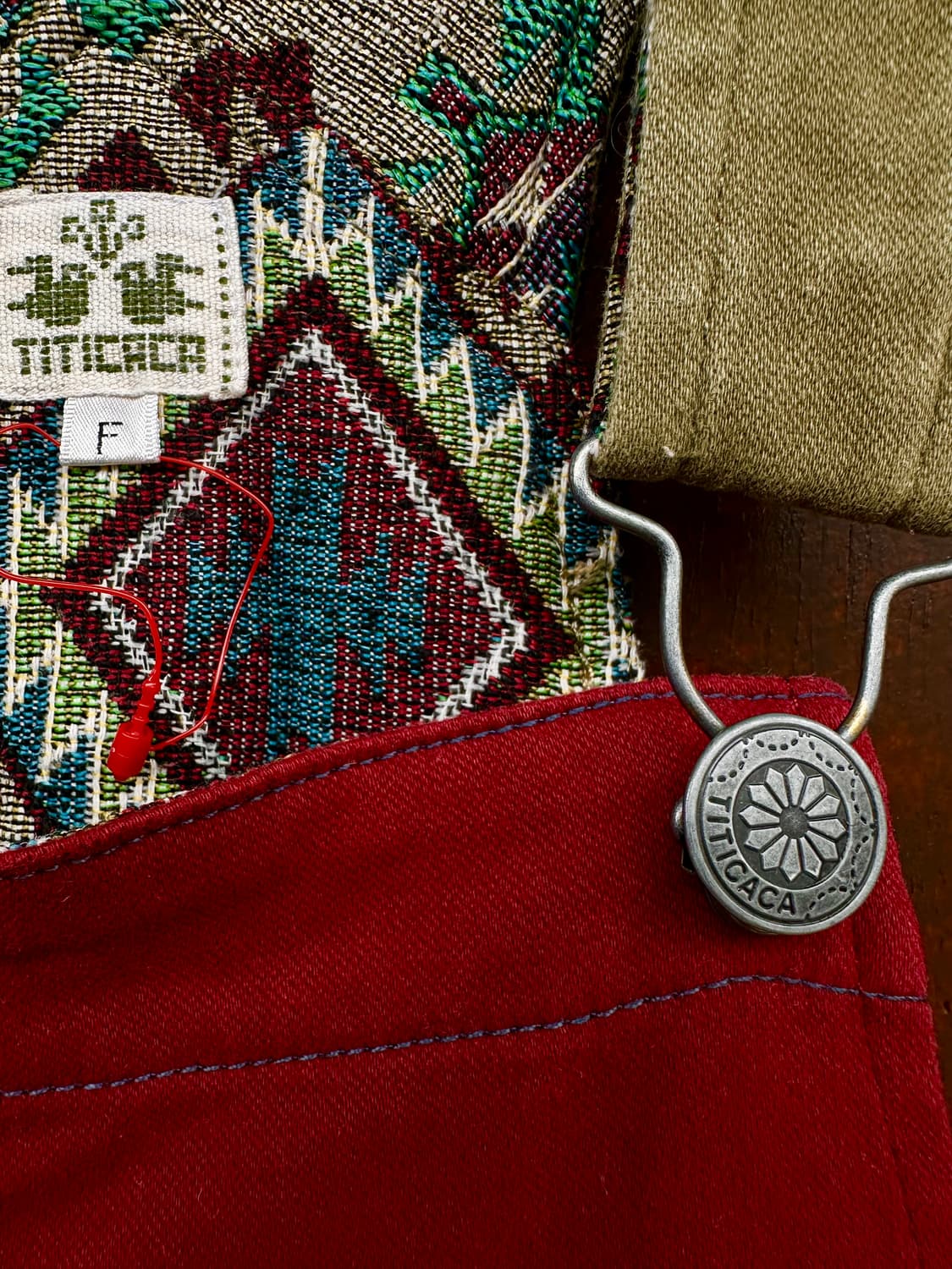 TITICACA의 빈티지 패치워크 에프론 상품이미지7