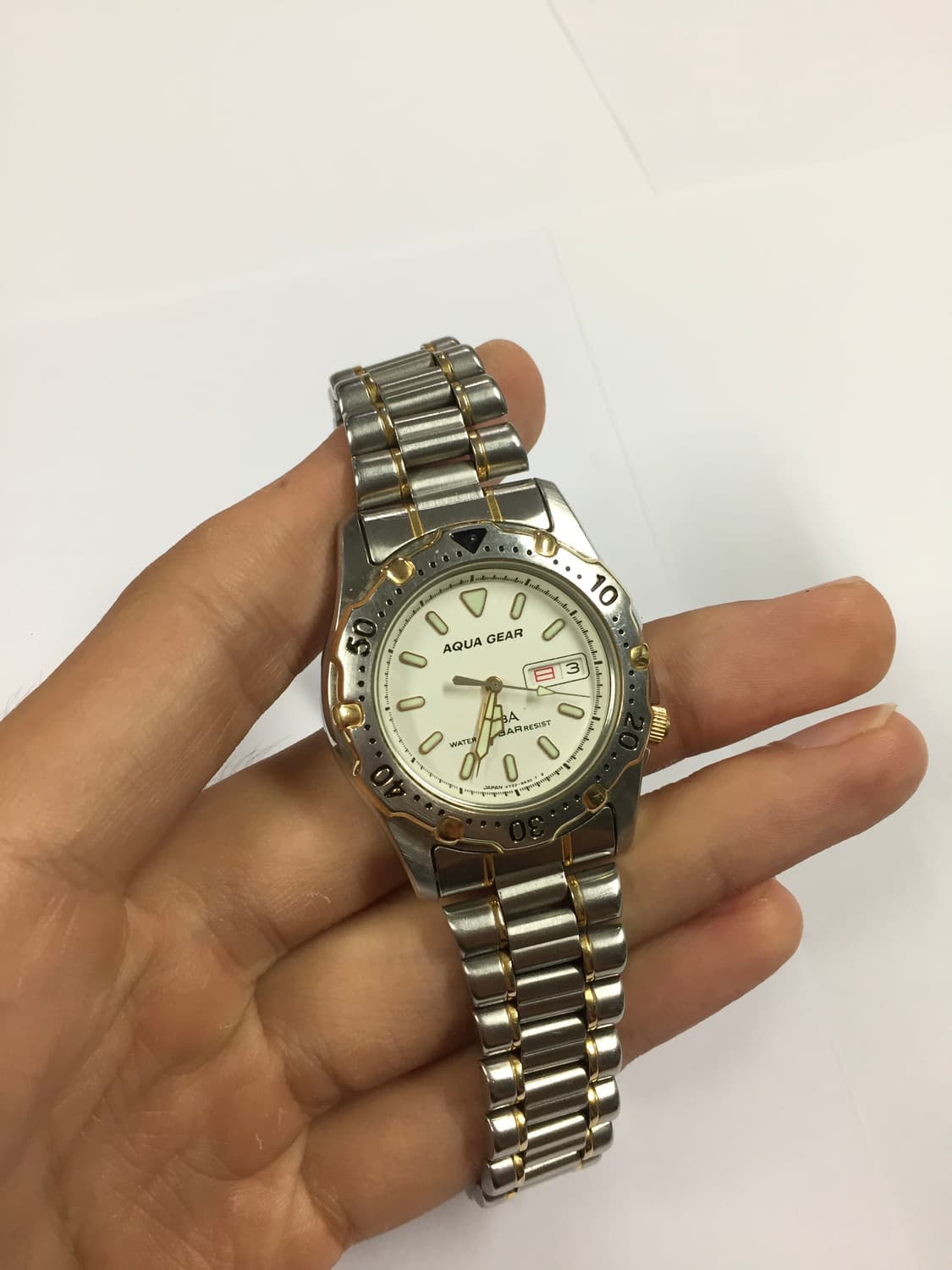 90s seiko alba aqua gear combi day-date 상품이미지2
