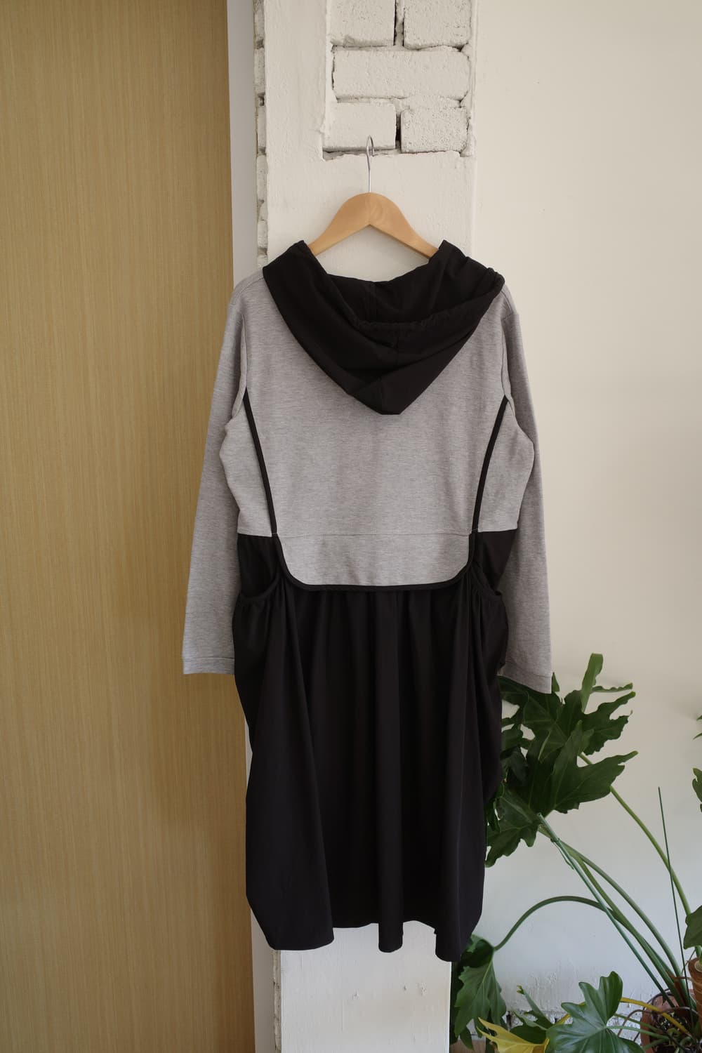 후드 셔링 원피스  상품이미지9