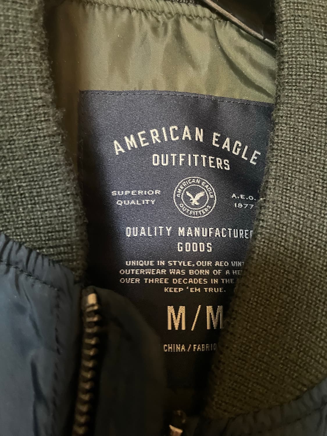 아메리칸 이글 항공 자켓 네이비 m 상품이미지2