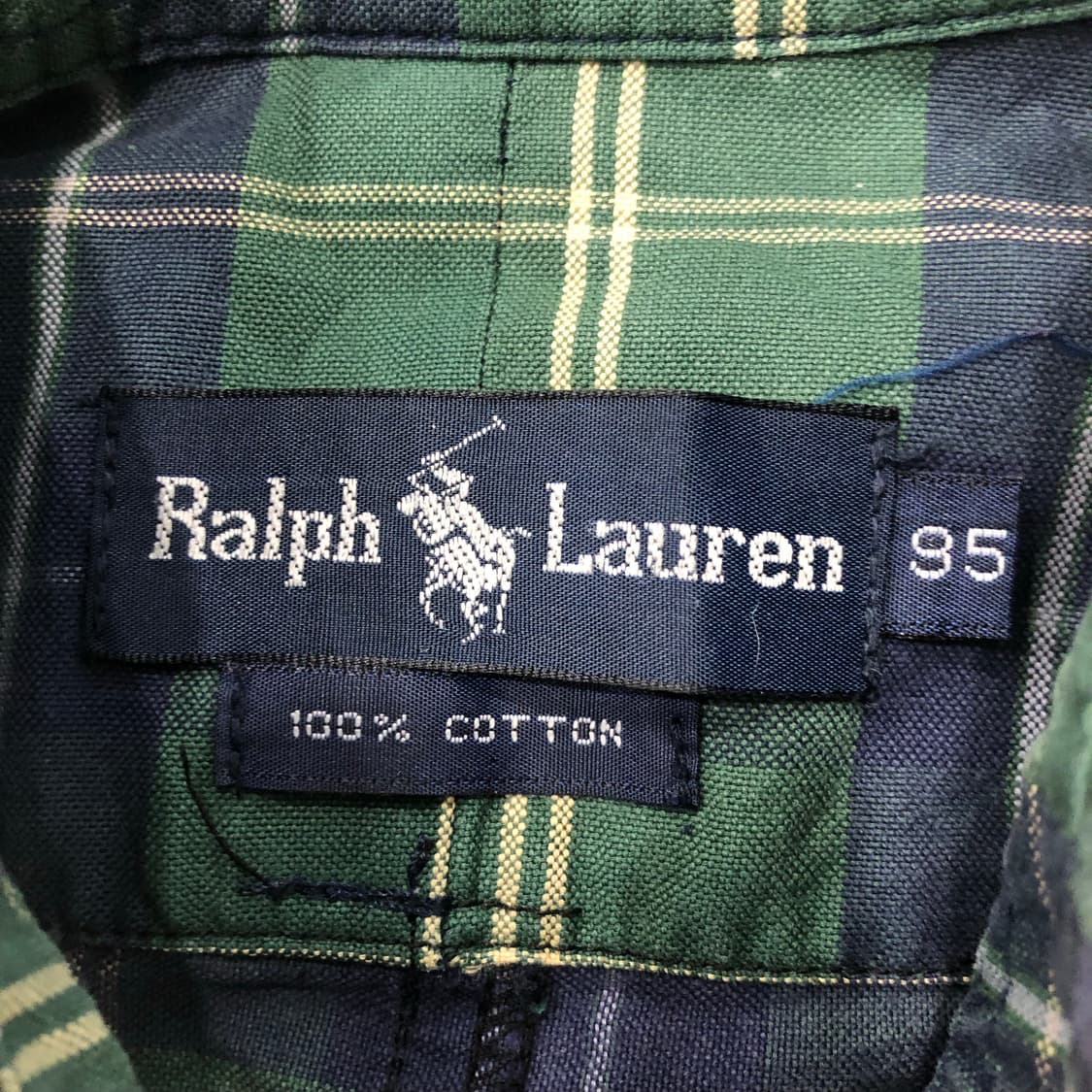 폴로 랄프로렌 90s 체크 셔츠 상품이미지4