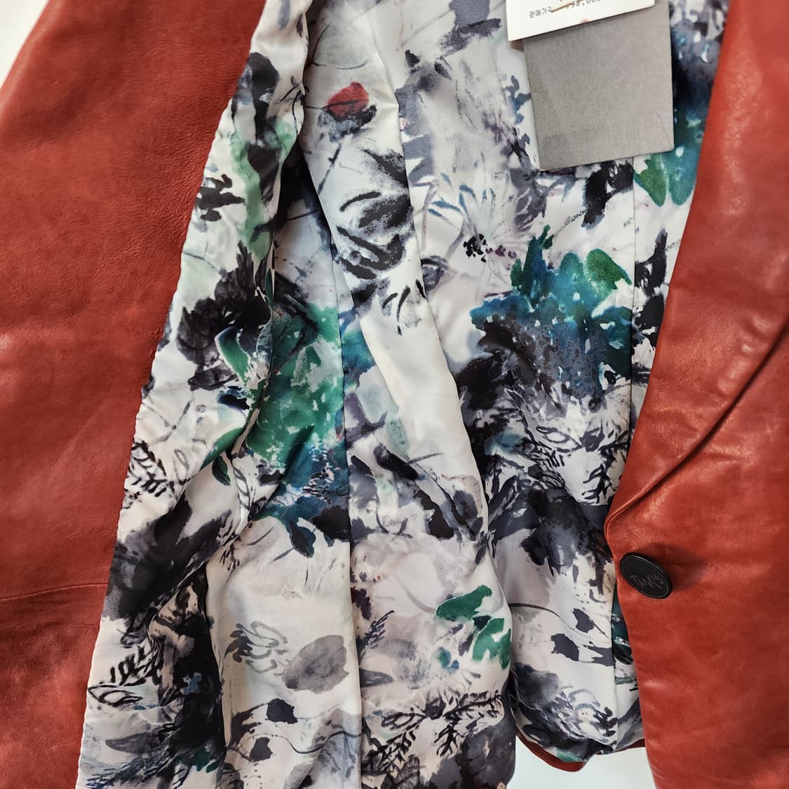 탱커스 브라운 가죽 자켓 상품이미지5