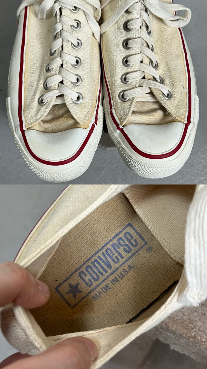 70’s OG USA 컨버스 척테일러 로우 사이드 스티치 상품이미지8