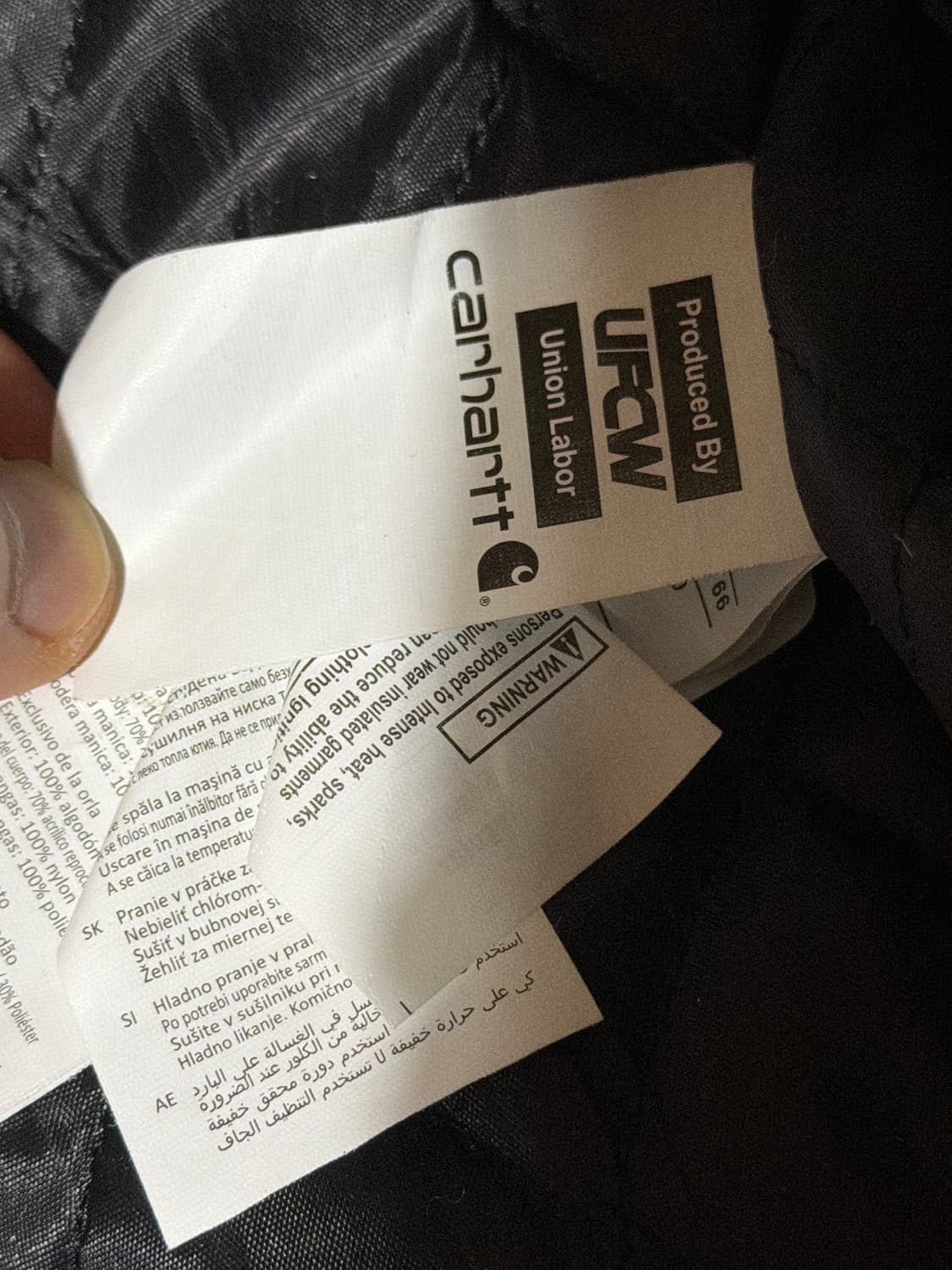 칼하트 덕 액티브 자켓 퍼플컬러 상품이미지4