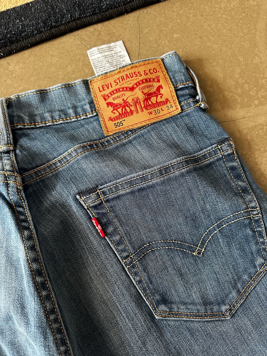 Levi’s 505 레귤러 스트레이트 데님 팬츠 w29 상품이미지1