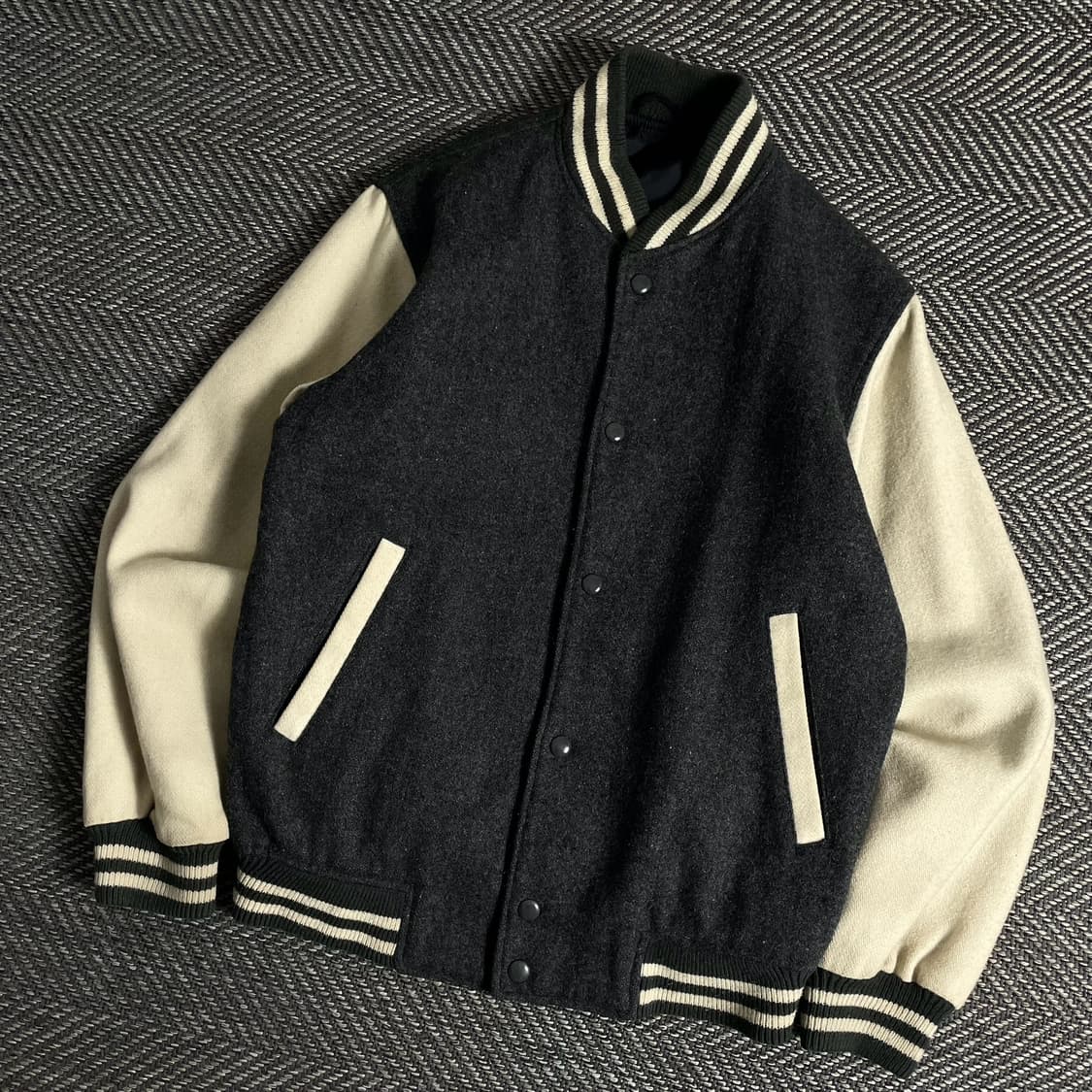 일본 오리지날 빈티지 모직 바시티 자켓y 3244 상품이미지1
