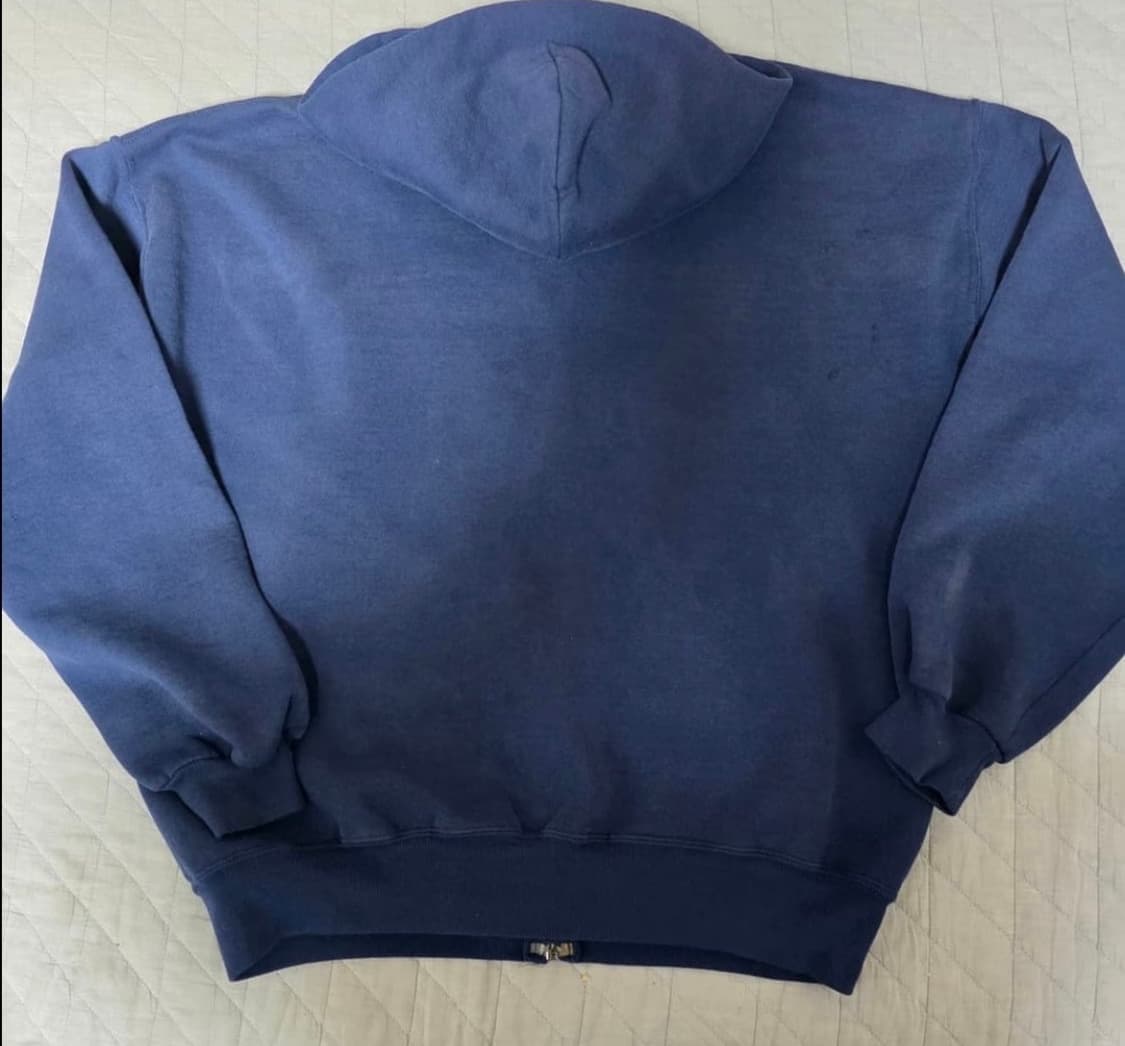 러셀 후드집업 XL 네이비 90s Russell USA 상품이미지5