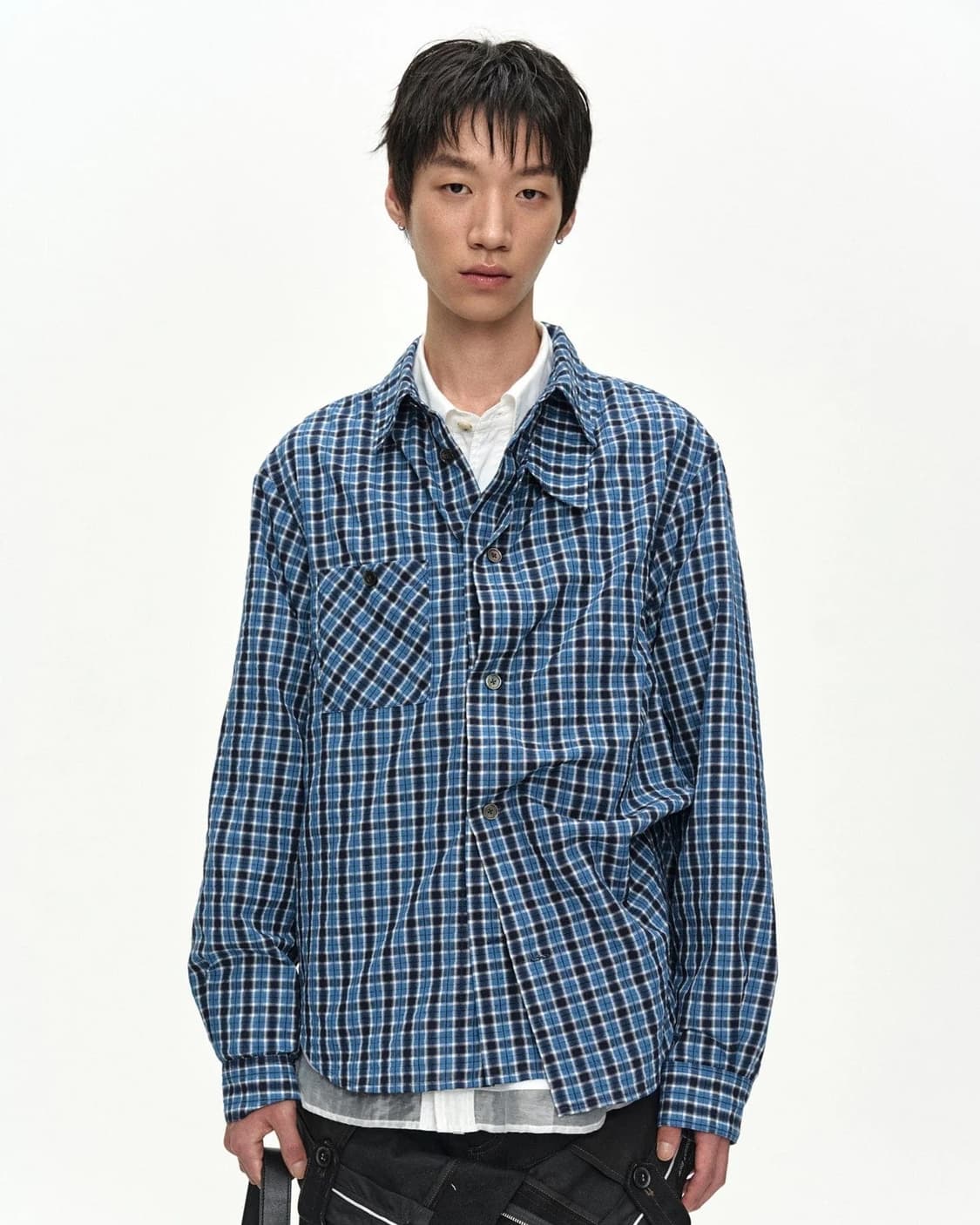 앤더슨벨 레이어드 셔츠 (L) 상품이미지5