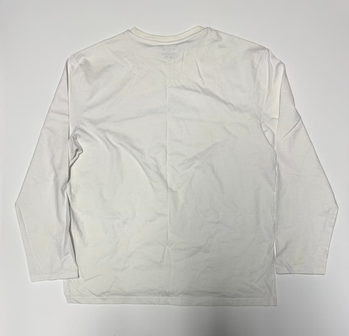 바나나리퍼블릭 미니멀 스펠아웃 화이트 롱슬리브 L 상품이미지2