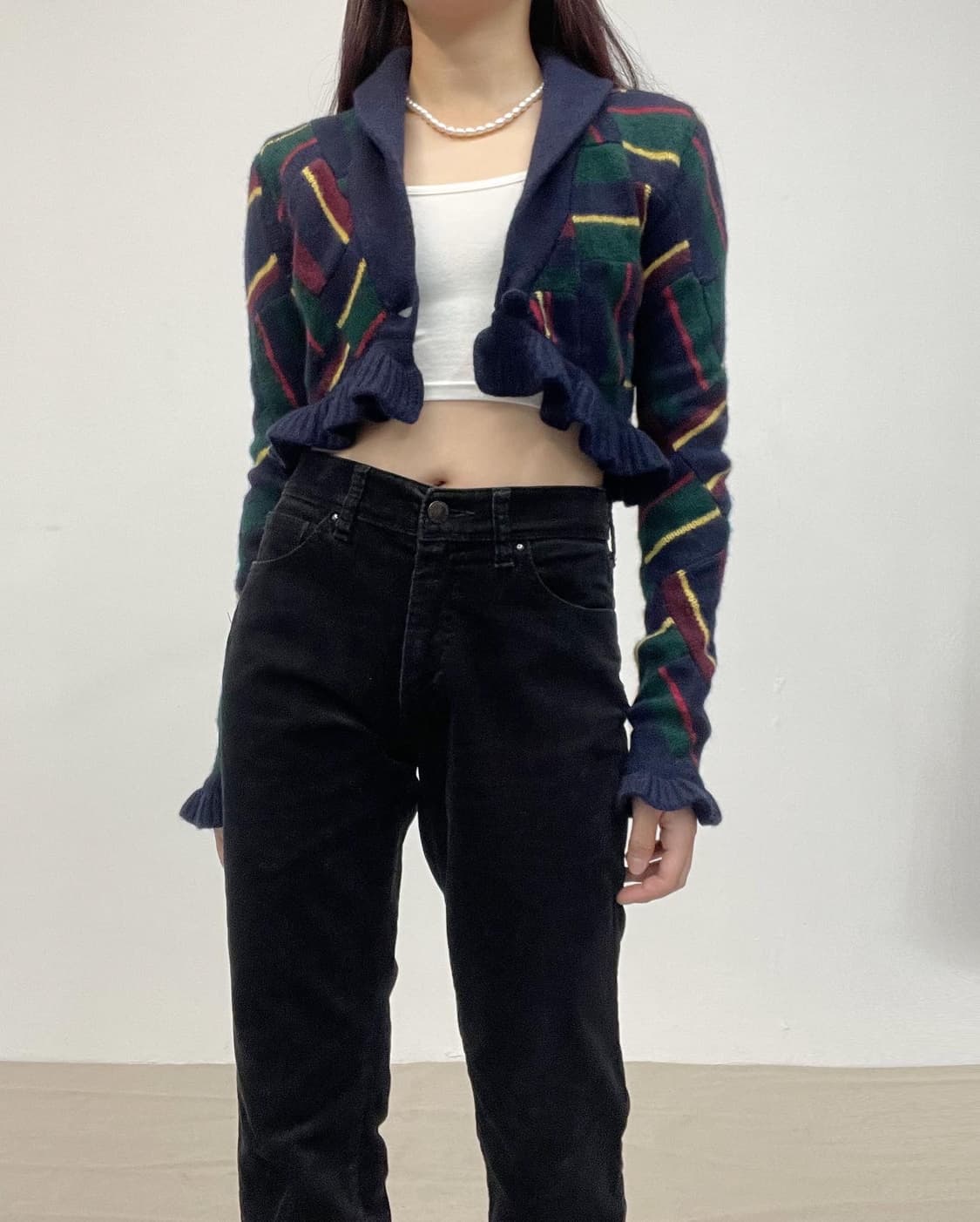 랄프로렌 크롭 가디건 상품이미지1