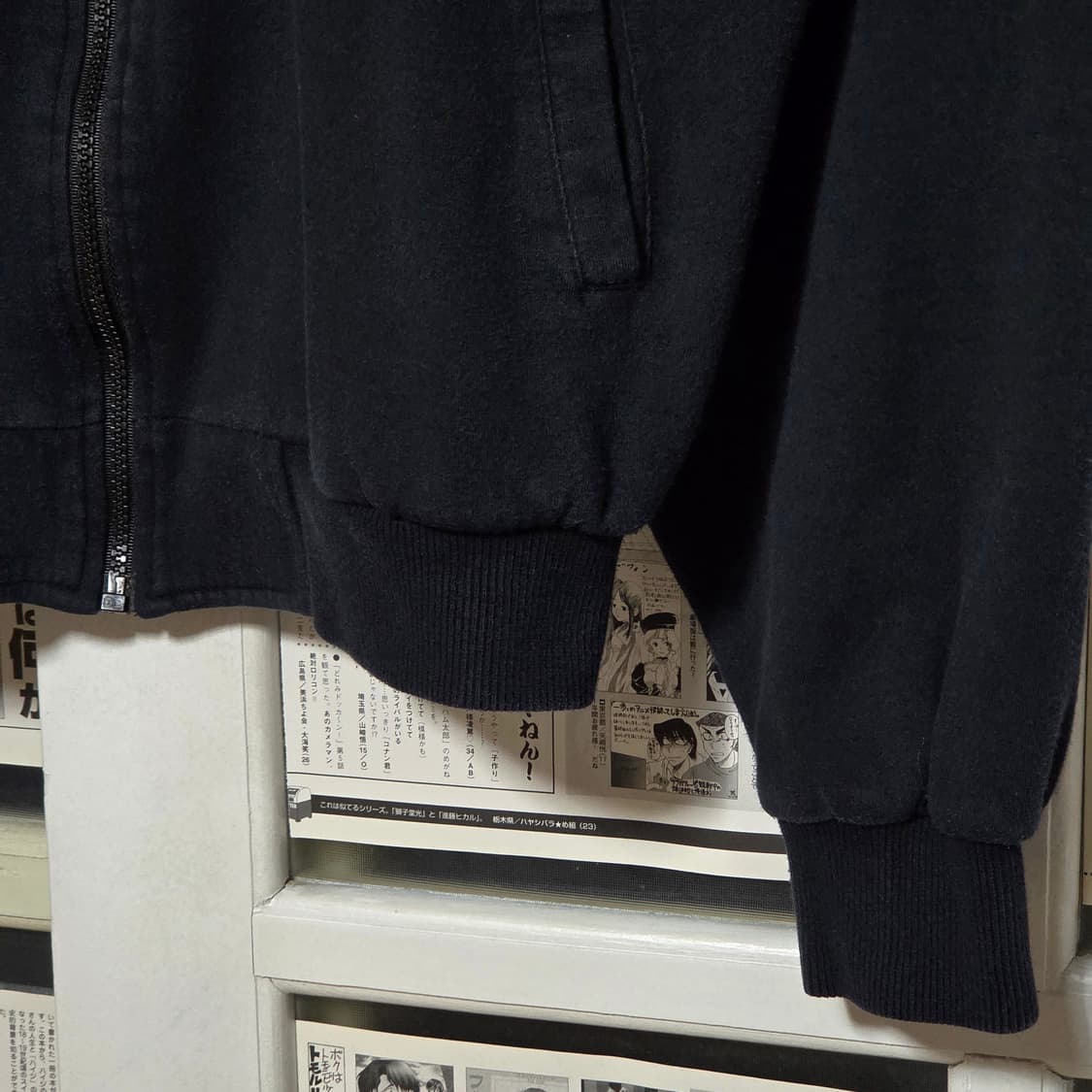 아식스 코튼 배색 집업 자켓 상품이미지5