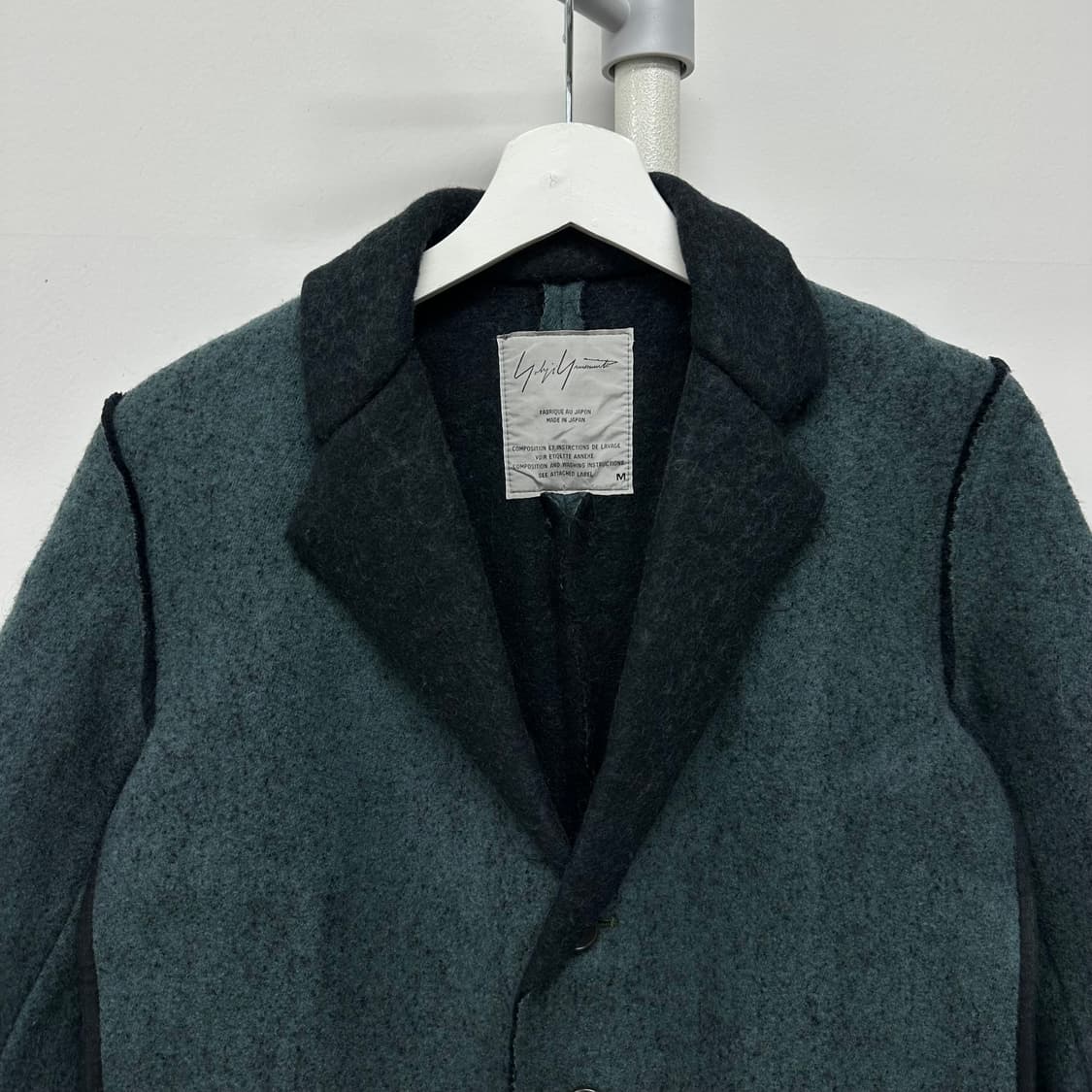 요지야마모토 더블페이스 아카이브 울 자켓 상품이미지4