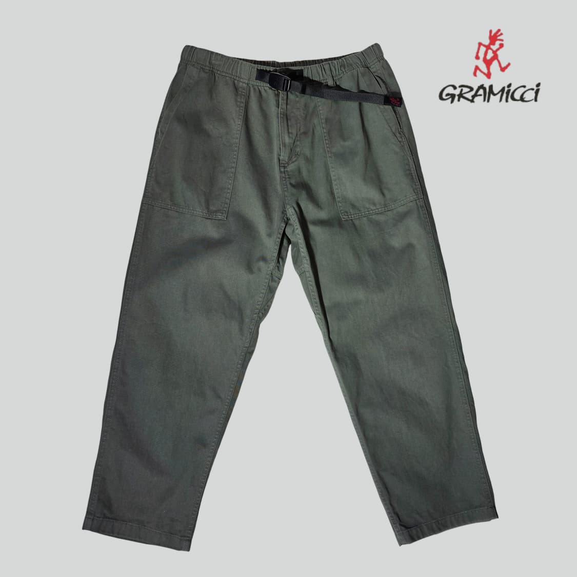 [L]그라미치 루즈테이퍼드핏 그레이 팬츠 상품이미지1