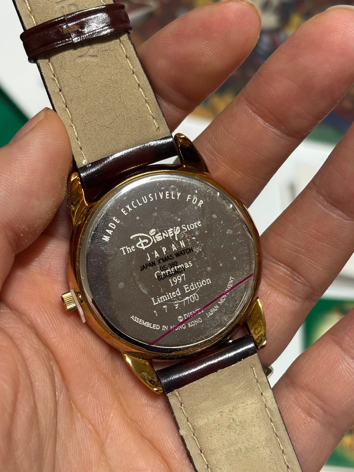 디즈니 스토어 미키마우스 크리스마스 한정 손목시계 한정 상품이미지7