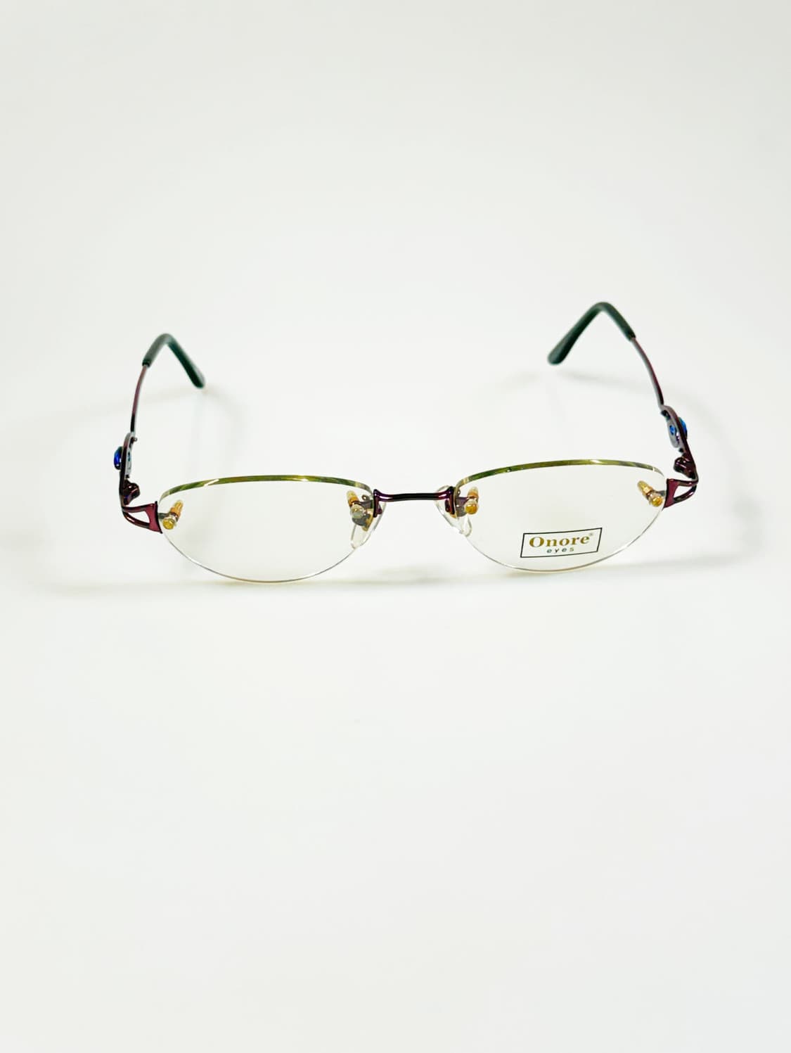 ONORE EYES 무테 오벌 메탈 프레임 빈티지 안경 상품이미지3