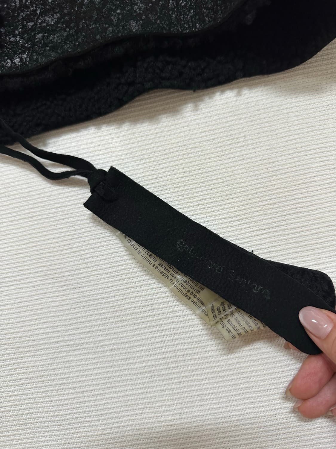 살바토레 산토로 양털 스웨이드 무스탕 50사이즈 상품이미지8