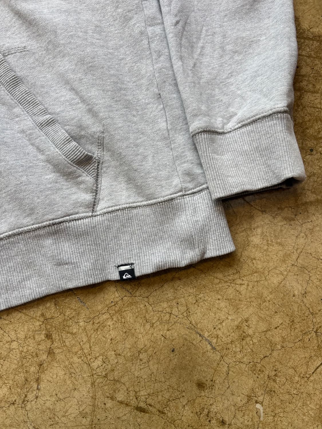 퀵실버 그레이 스웻 후드집업 상품이미지4