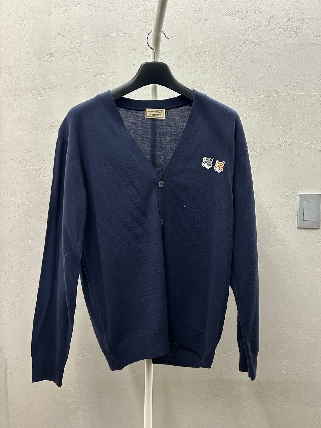 메종키츠네 가디건 네이비 상품이미지2