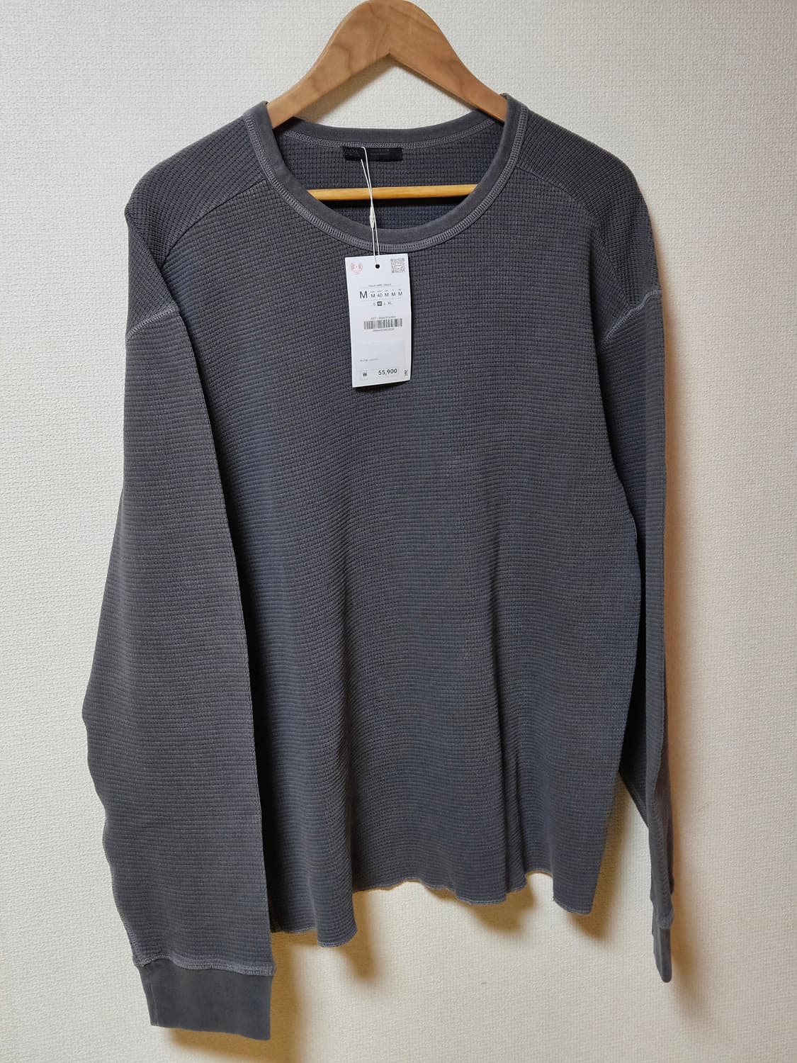 자라 워싱 와플 티셔츠 상품이미지2