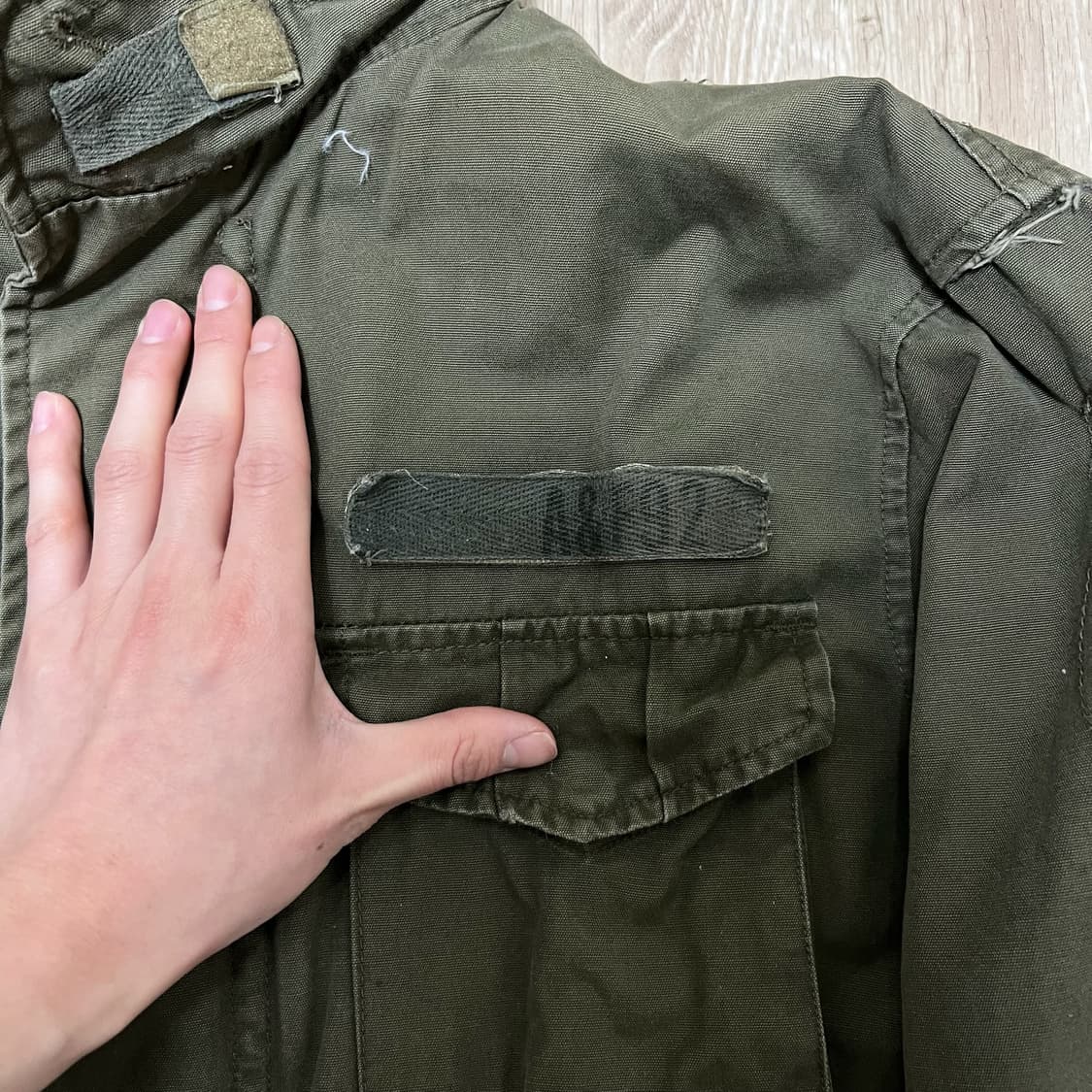 아베크롬비 밀리터리 포켓 M65 야상 필드자켓 XL/105  상품이미지3