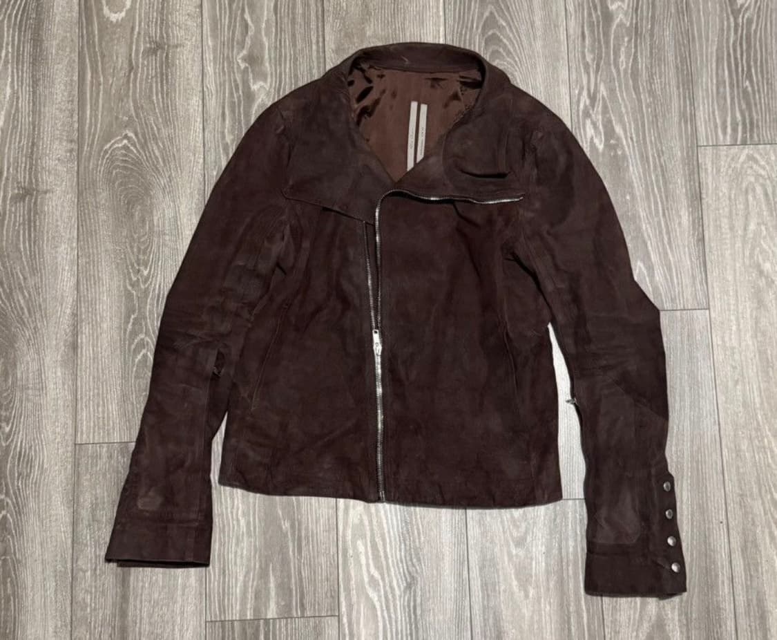 20FW 릭 오웬스 몰리노 레더 자켓 52 사이즈 상품이미지2