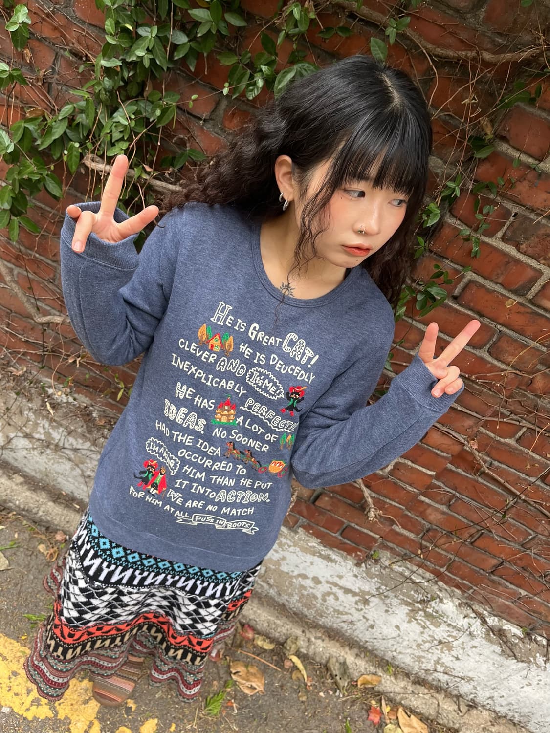 장화 신은 고양이 롱 슬리브 상품이미지2