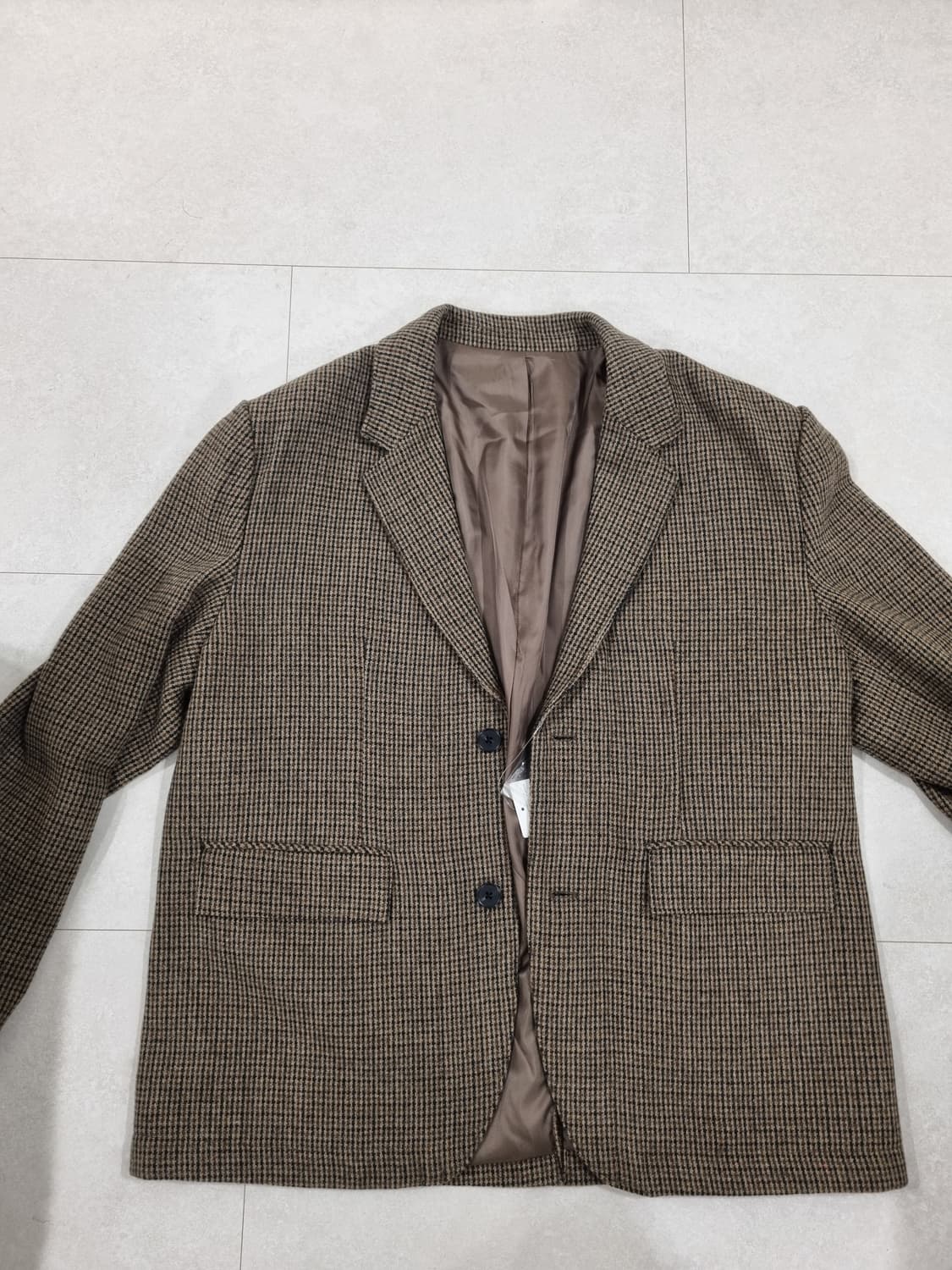 에잇세컨즈 체크블레이저 상품이미지1