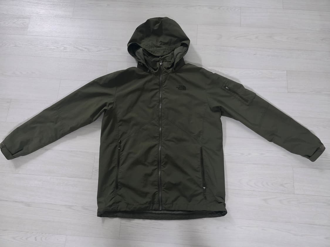 노스페이스 카키 바람막이 XL사이즈 상품이미지1