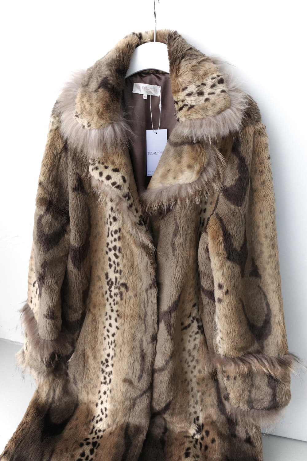 via faburrica) leopard fur jacket 상품이미지3
