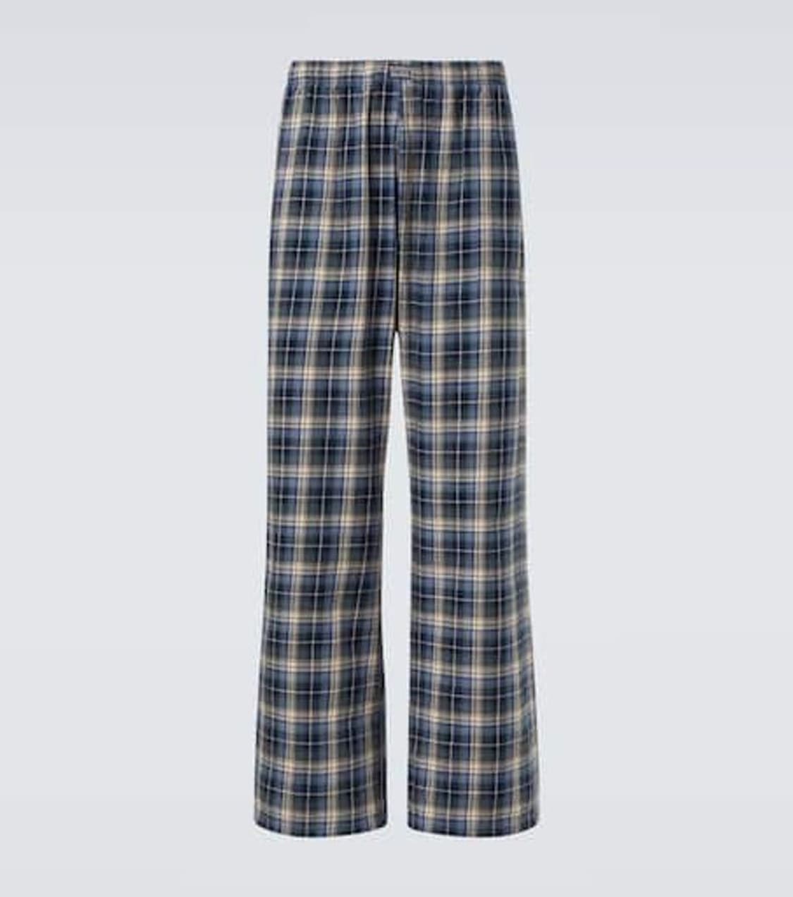 [S,L]이알엘 ERL 25fw BLUE PLAID 체크 팬츠 상품이미지6